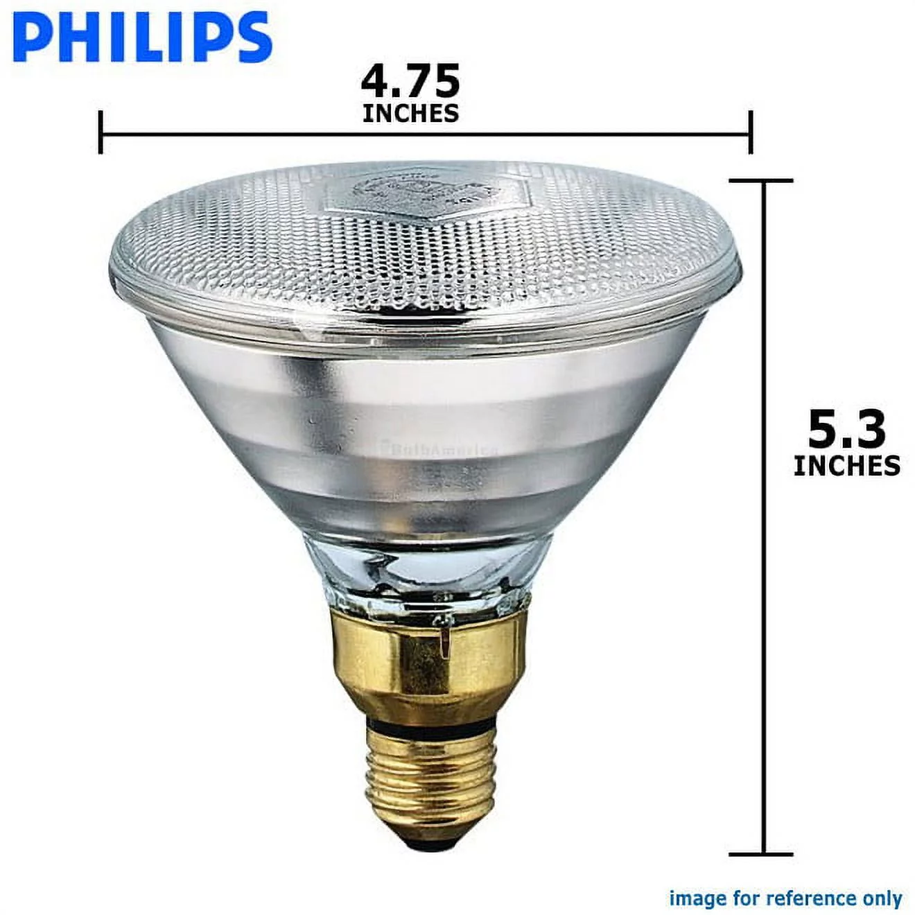 Philips 175w 115V-125V PAR38 Reflector IR Heat Incandescent Light Bulb