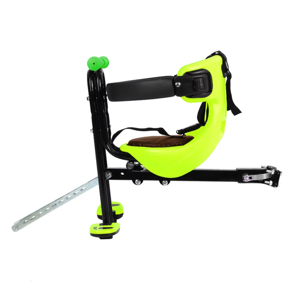 LIXADA Kids Bike Safety Seat Front Mounted Child Seat, Foldable Pedals, to 110lb