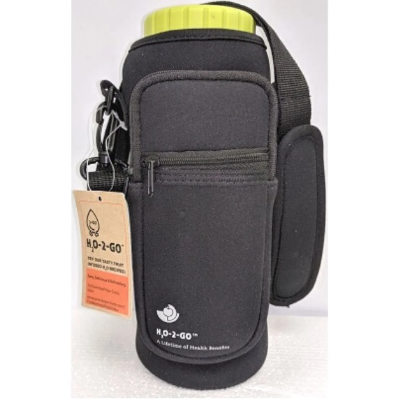 Precise Portions Water Bottle Hands Bag, Adjustable Shoulder Strap Bottle Holder Bag For Work, Gym, Hiking, Biking & Camping