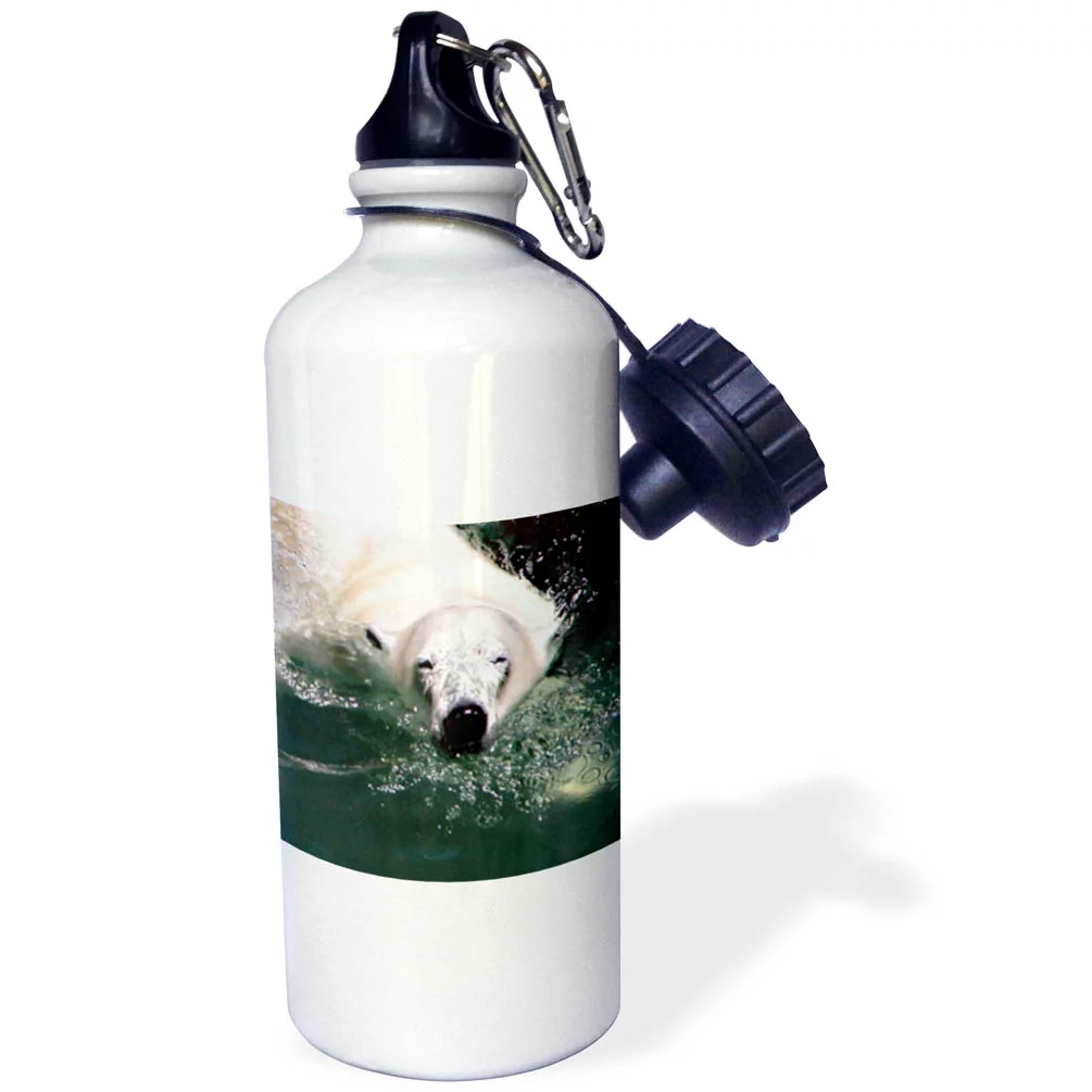 Cool Polar Bear 21 oz Sports Water Bottle wb-12206-1