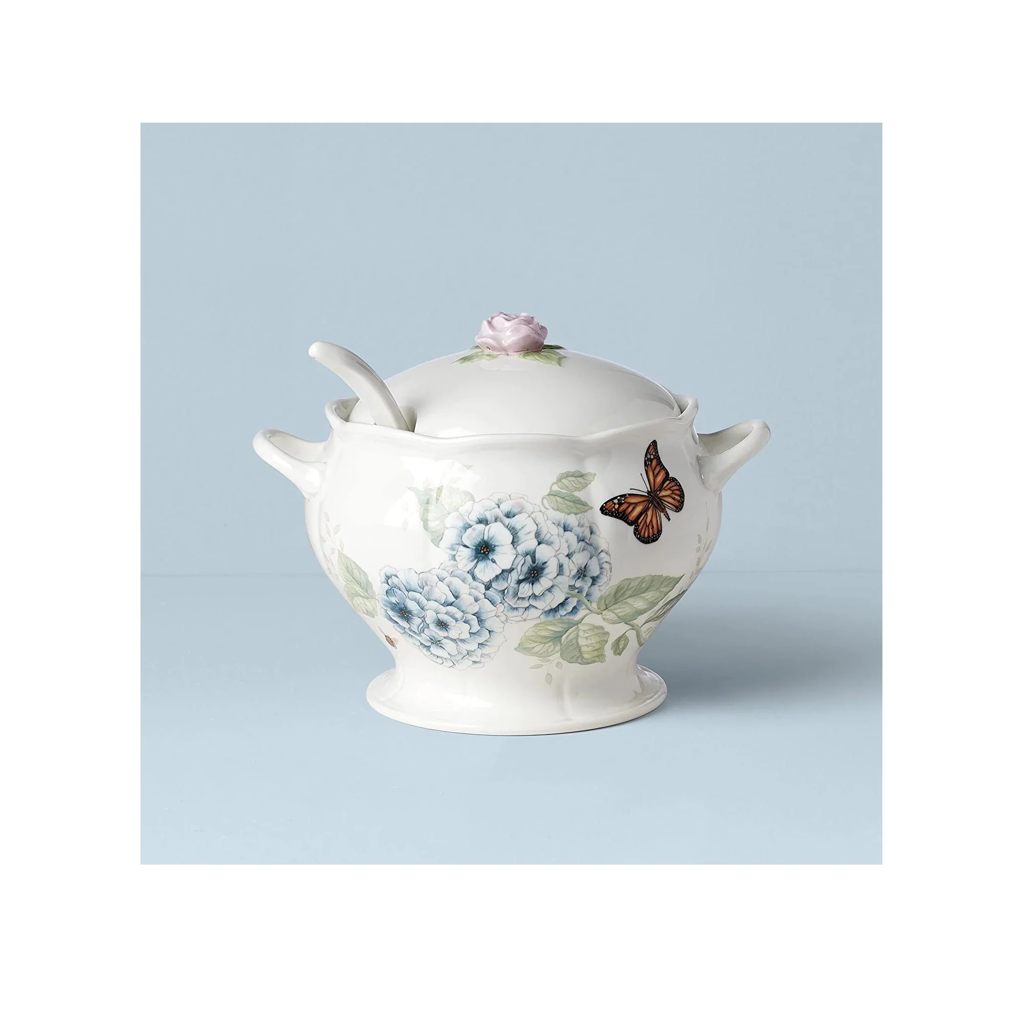 Butterfly Meadow 2 piece Tureen and Ladle Set by Lenox