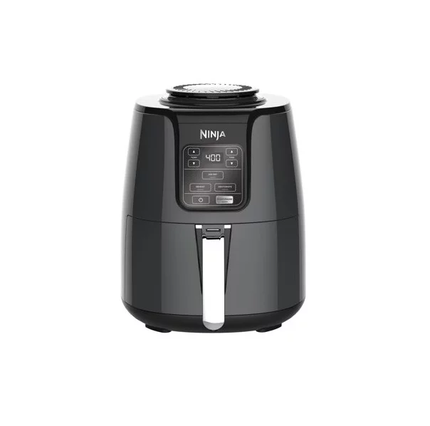 Restored Ninja 4 Quart Air Fryer with Reheat & Dehydrate, Black/Silver, AF100WM (Refurbished)