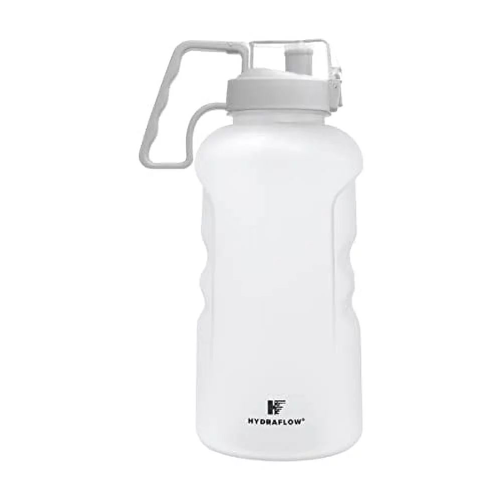 Sports Water Bottles 1 Gallon, Motivational Water Bottle with Measurement Scale, Leak-proof BPA-Free Non-Toxic 1 Gallon Bottle with Easy Carrying, Ideal for Gym, and Outdoor Sports (FROST)