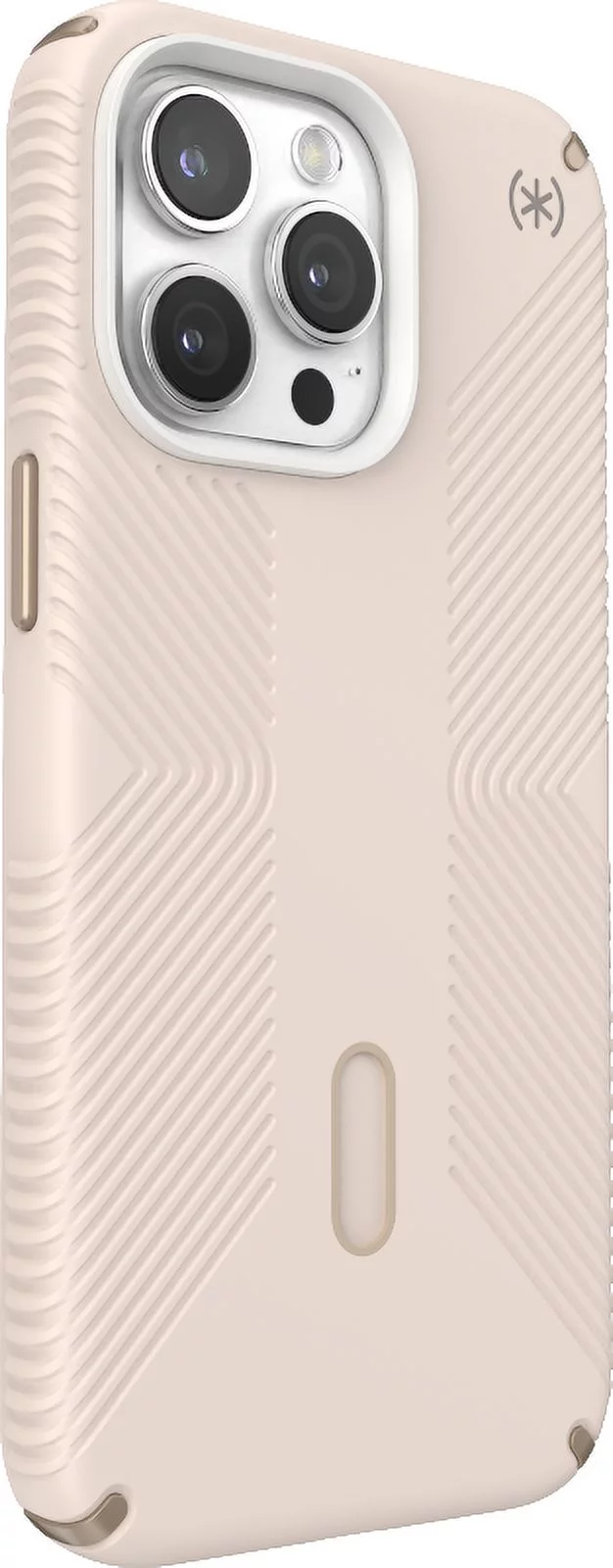 Speck iPhone 15 Pro Max Case-Presidio2 Grip-ClickLock-MagSafe-6.7 Inch Phone Case-Bleached Bone/Heirloom Gold/Hazel Brown