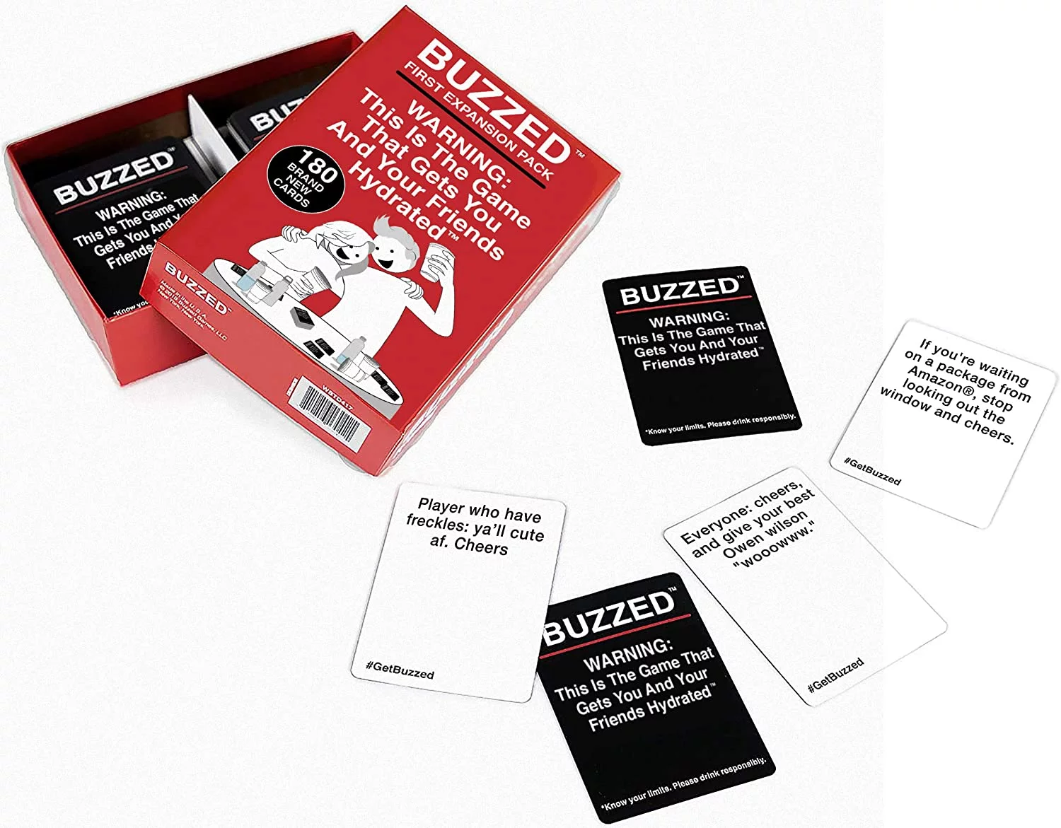 Buzzed Expansion - the Hilarious Drinking Game that Will Get You & Your Friends Hydrated by What Do You Meme?