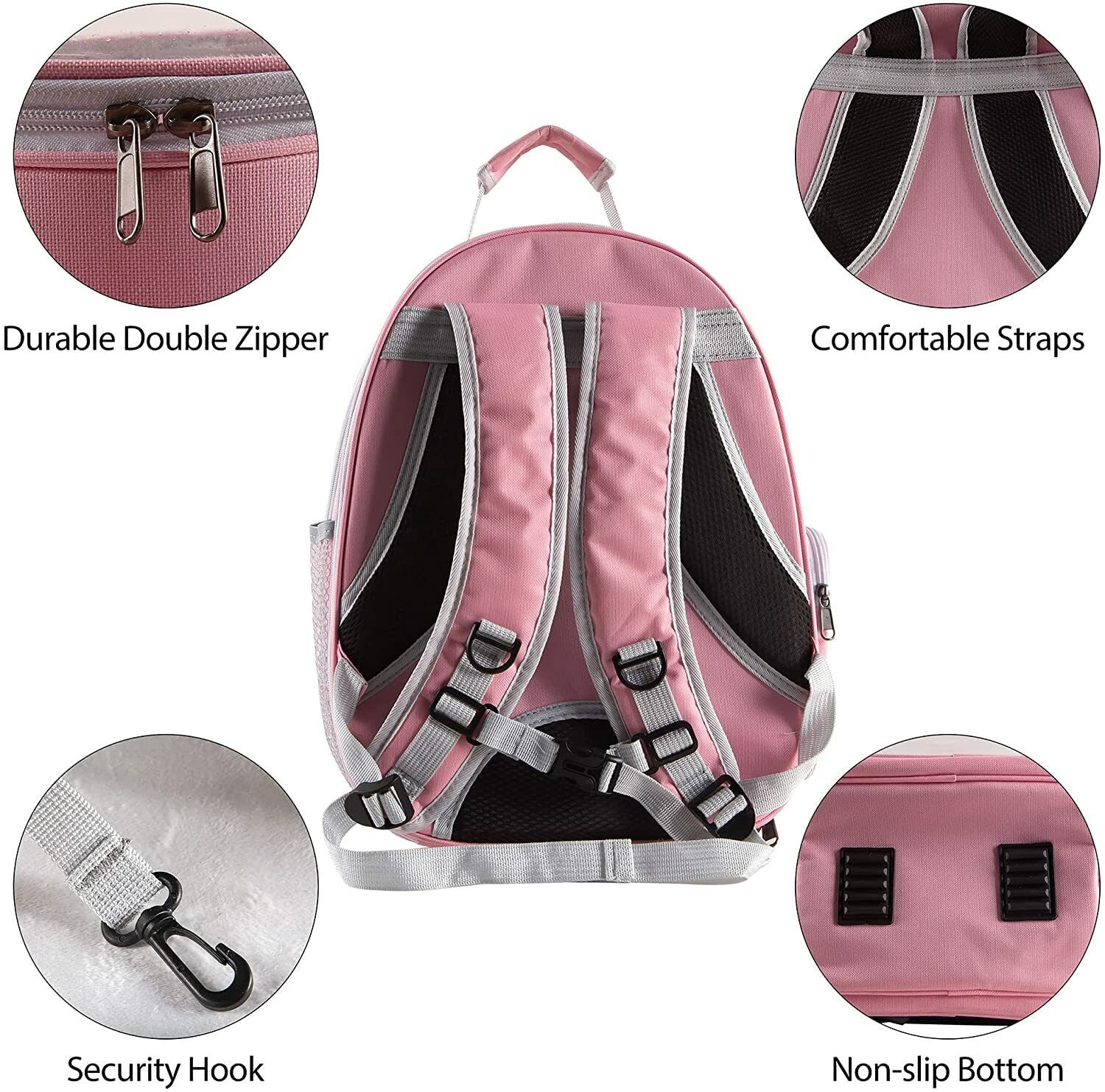 Pet Cat Dog Carrier Backpack Bubble Back Expandable Travel Bag Airline Approved