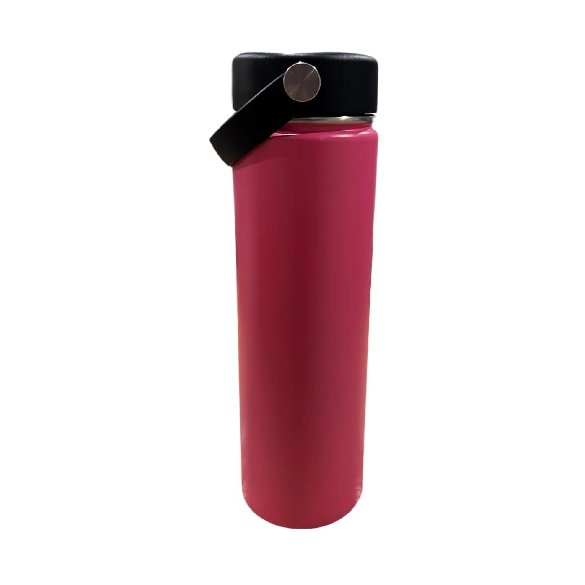 Vacuum Insulated Bottle - Stainless Steel Thermally Insulated Flask with Flex Cap- 21 fl oz - Pink - by Polerce