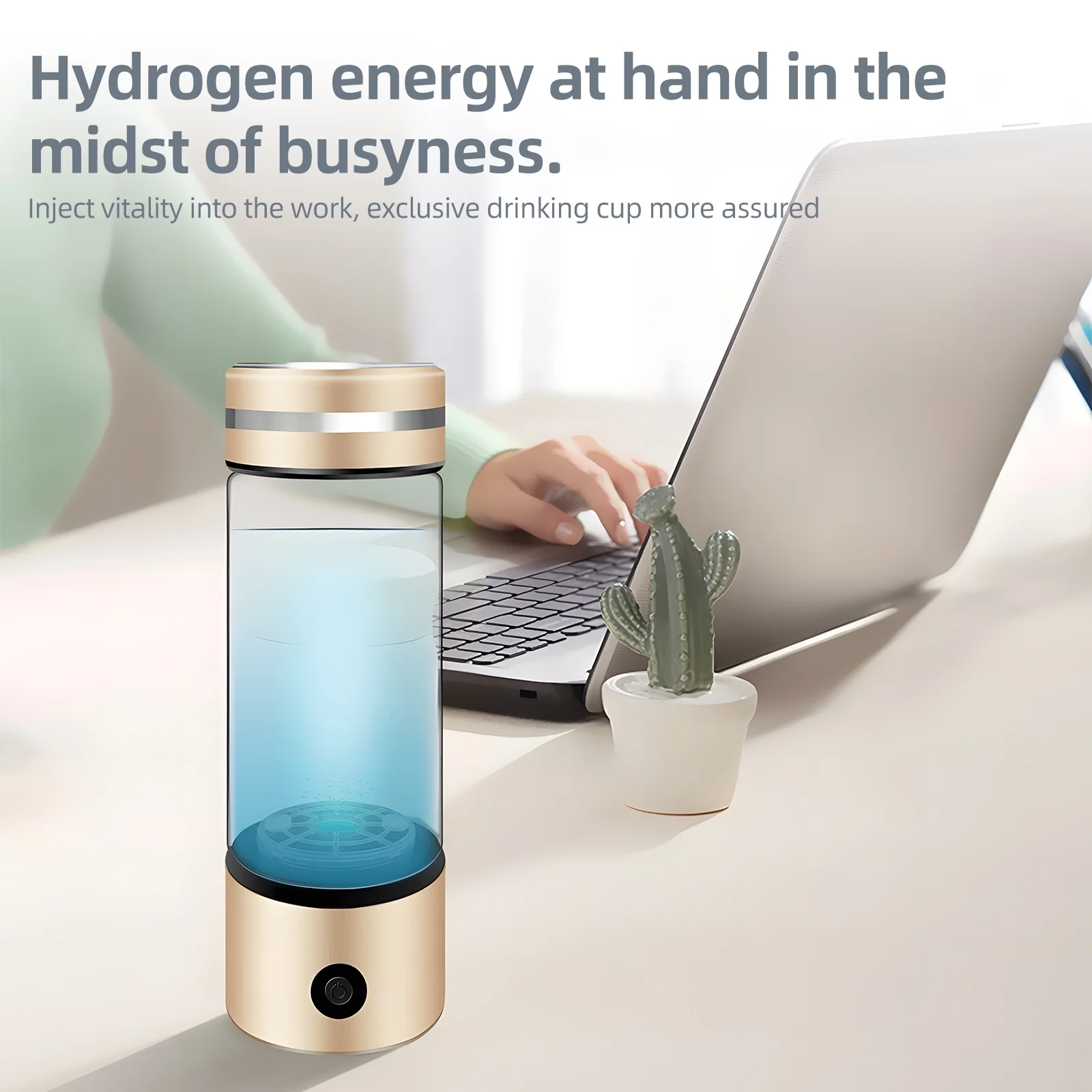 Pristin Hydrogen Bottle,And Pem Water Daily - 330ml Bottle With Spe Pem Water Ionizer With Spe And Ionizer Fitness Daily Fitness Daily - Spe And Pem Portable