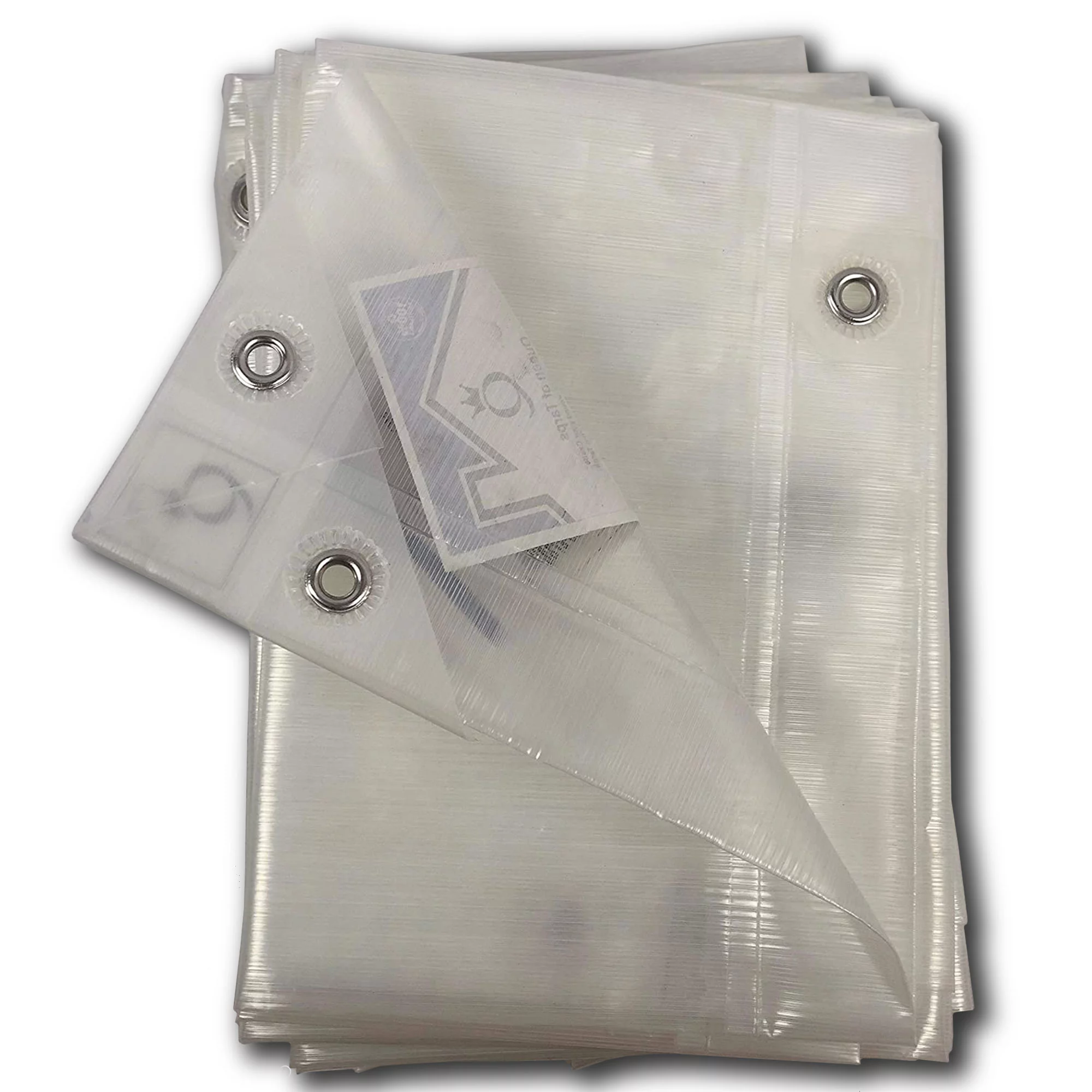 Queen of Tarps 8 x 10 Foot Heavy Duty All Purpose Plastic Tarp, Translucent