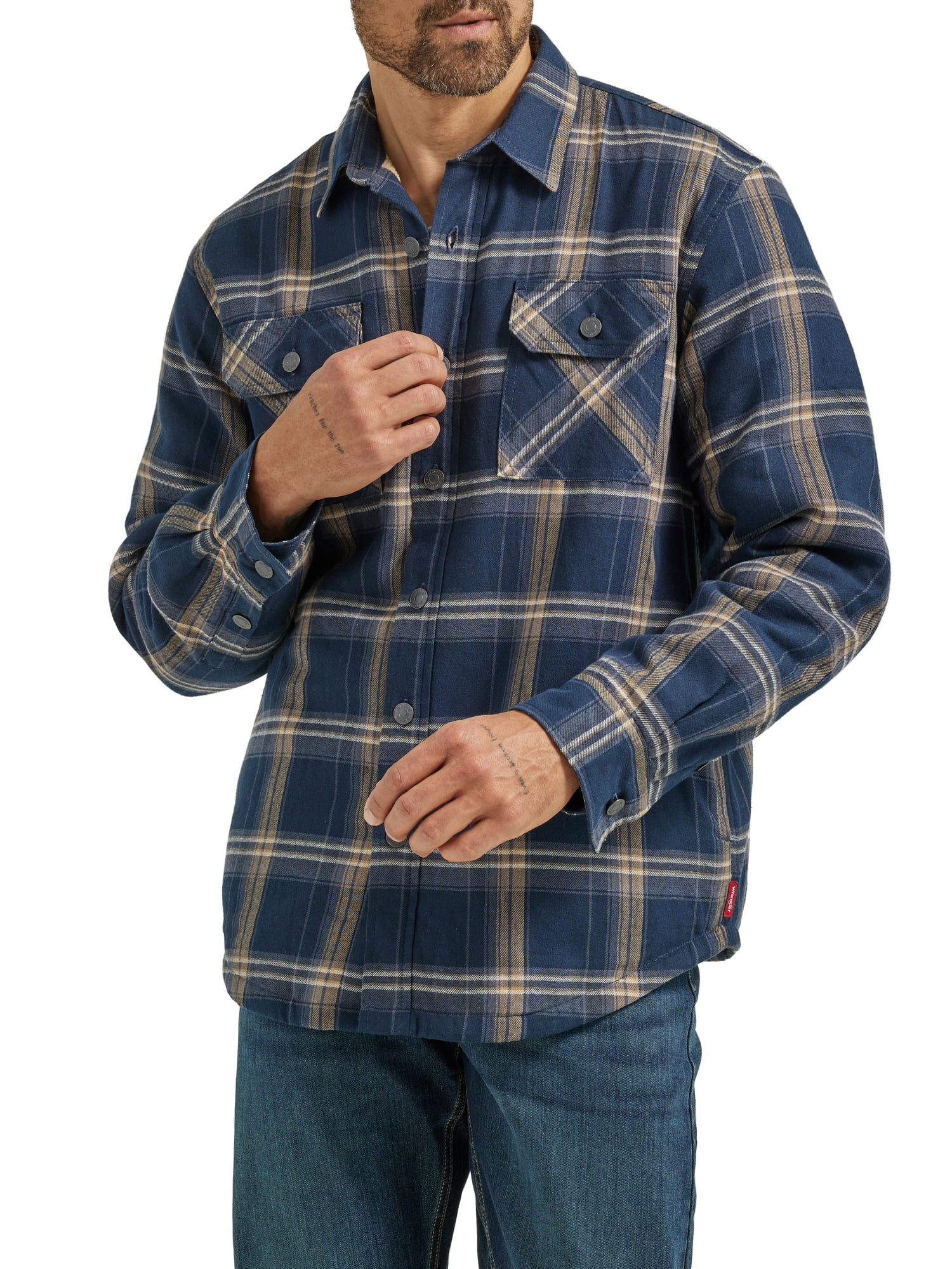 Wrangler Men's Long Sleeve Heavyweight Shirt
