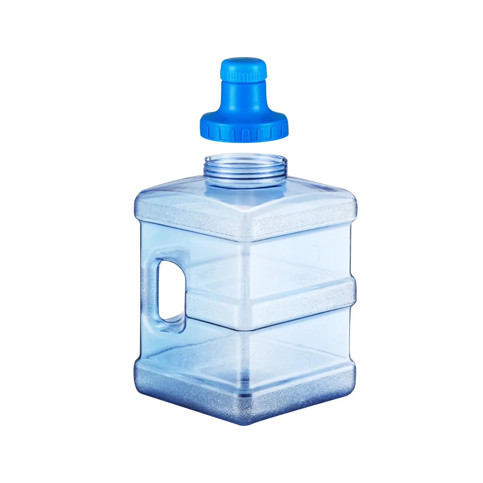 Water Storage Jug with Double Lid Large Capacity Water Tank Water Containers Water Carrier for Bathing BBQ Survival Drivings Water Dispenser 25cmx20cm 7.5L