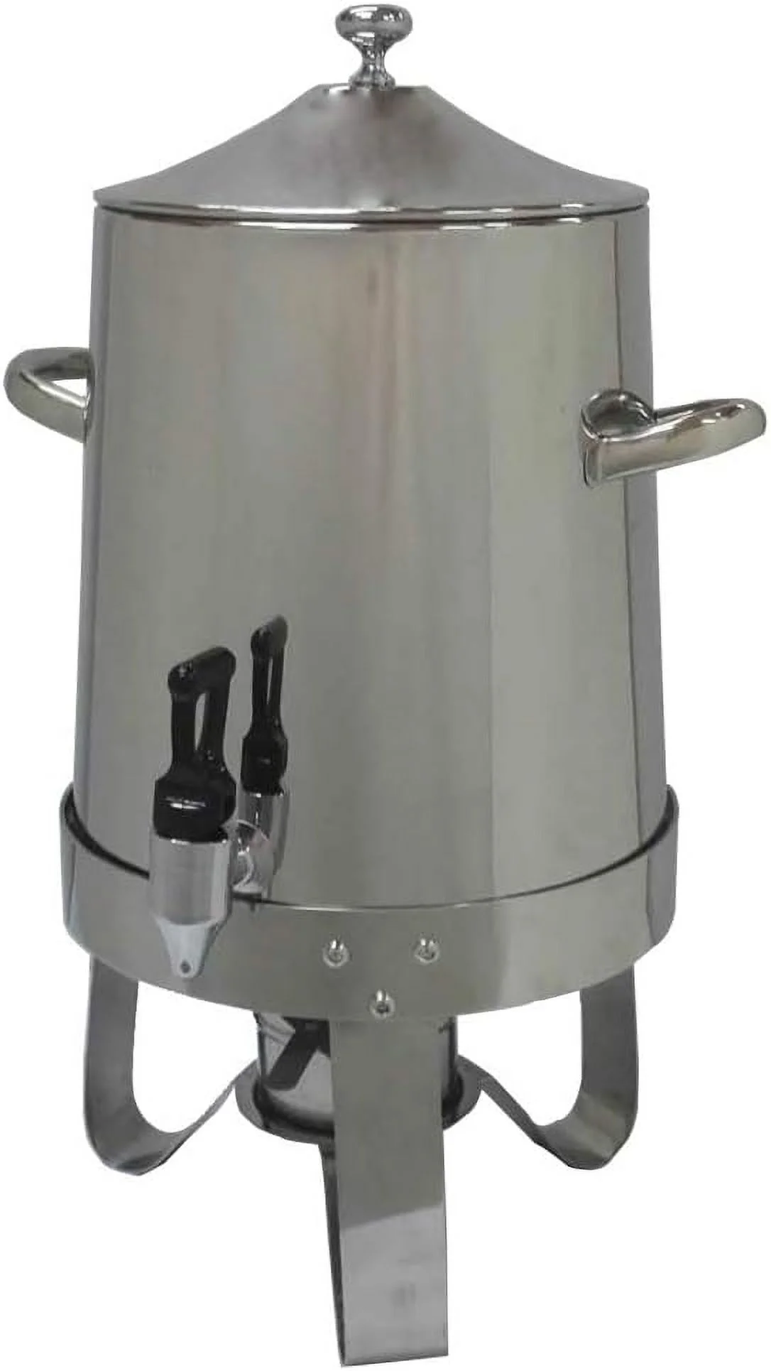 10 Liters Hot Beverage Dispenser, Coffee Urn, Large Stainless Steel Cider Drink Dispenser With Mini Burner Stove To Keep Warm Container 13037-NEW