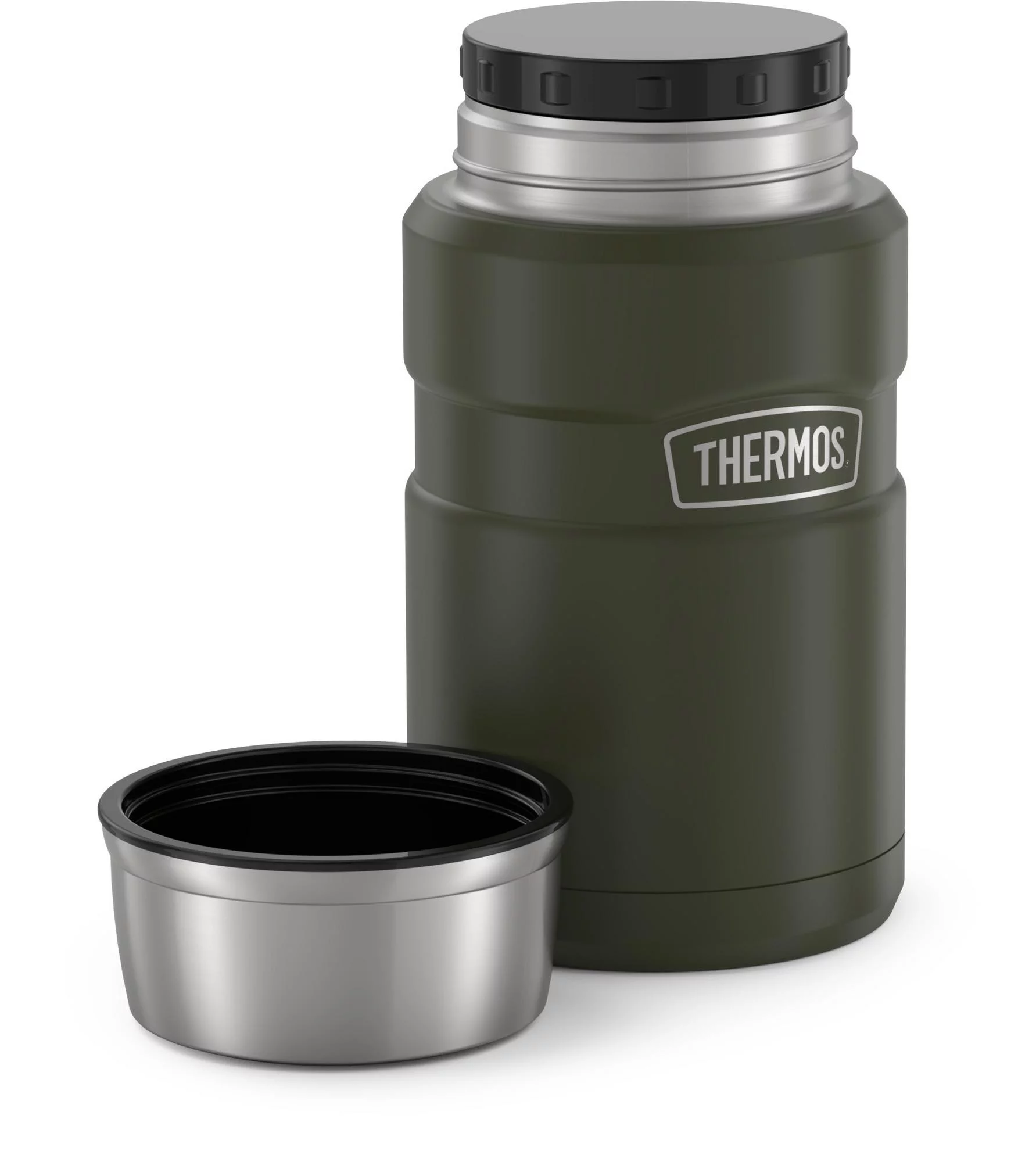 Thermos Stainless King Food Jar, Army Green, 24 fl oz