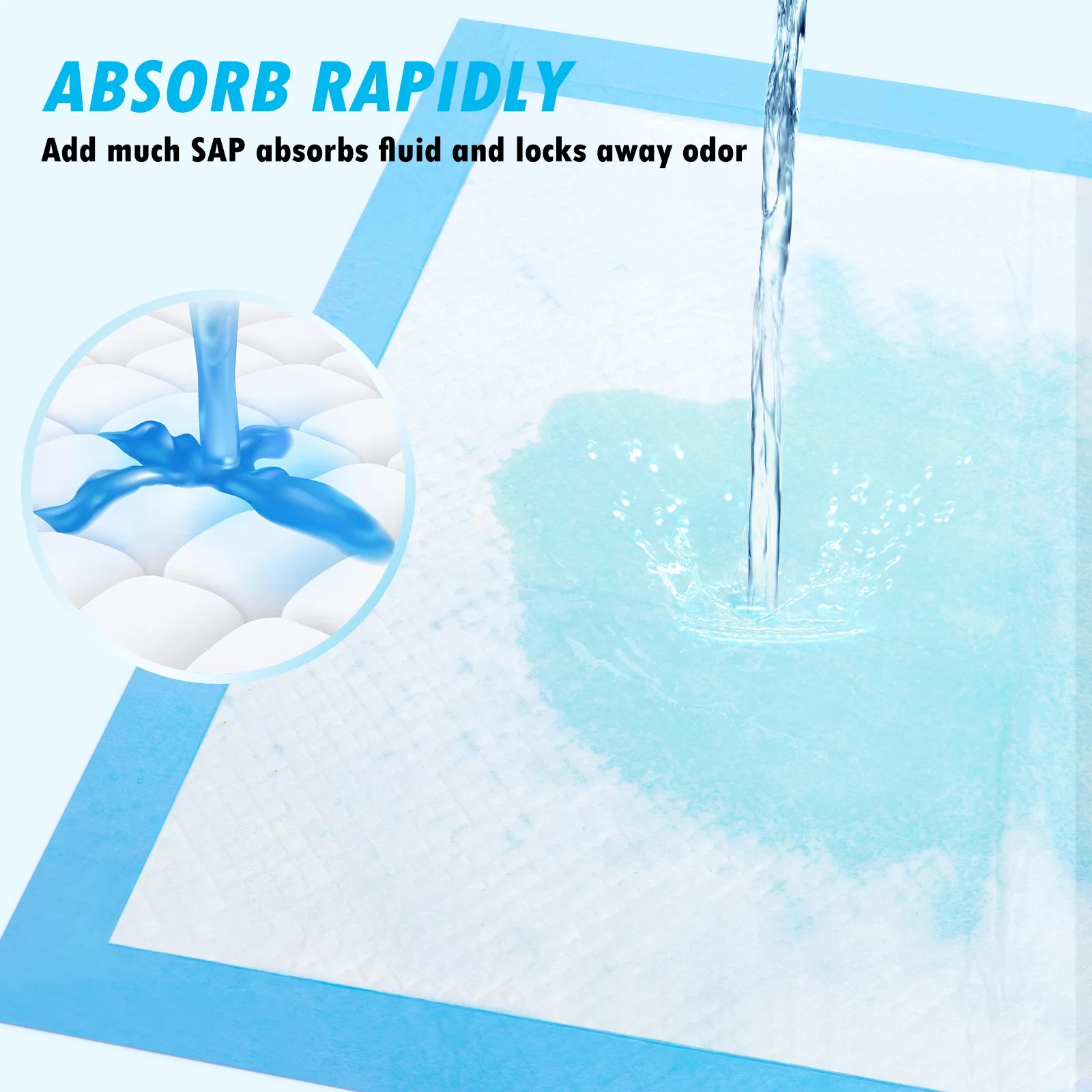 Cowb Manm 50Count Disposable Dog Training Pads XL Pet Pee Pads 28x34 in Potty Pads Premium Absorbent