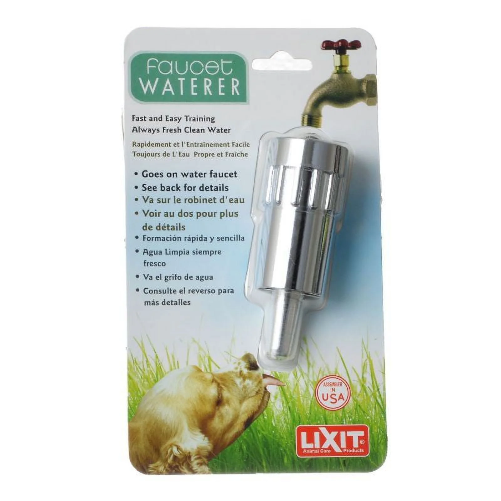 Lixit Faucet Dog Waterer Faucet Dog Waterer Pack of 2