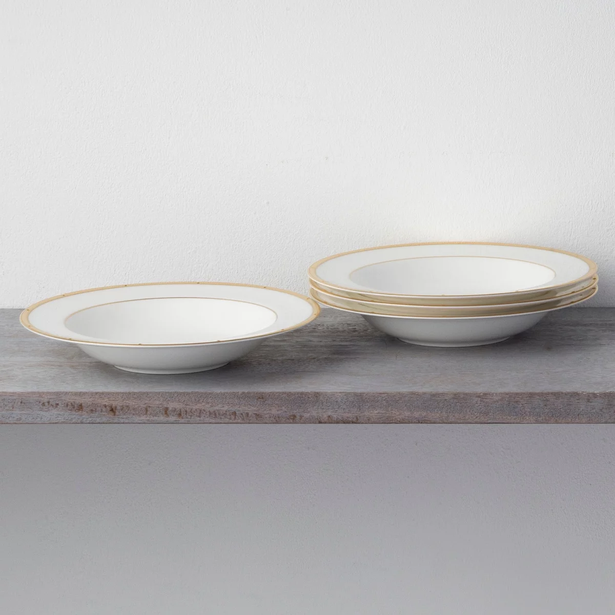 Noritake Rochelle Gold Set of 4 Soup Bowls