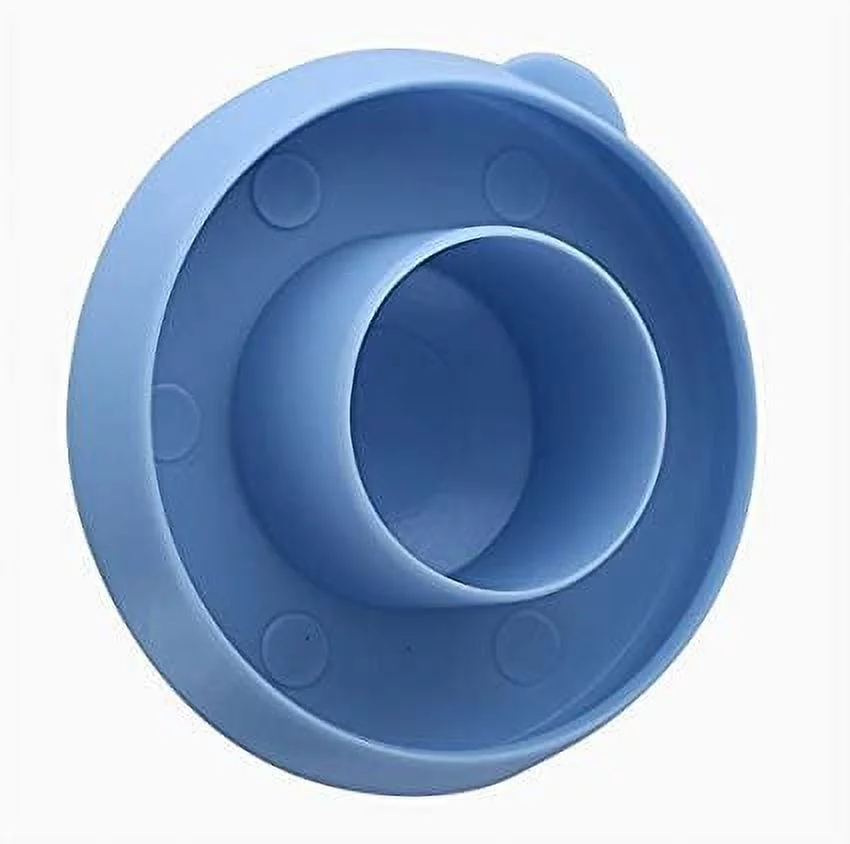 AquaNation Dew Cap Replacement - Pack of 16 Fit 55mm Snap On Crown Top 3 & 5 Gallon Water Bottles Snug & Tight Leak Proof BPA-Free Jug Lids (Quantity of 16)