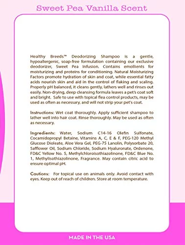 Healthy Breeds 840235174493 16 oz Ibizan Hound Deodorizing Shampoo