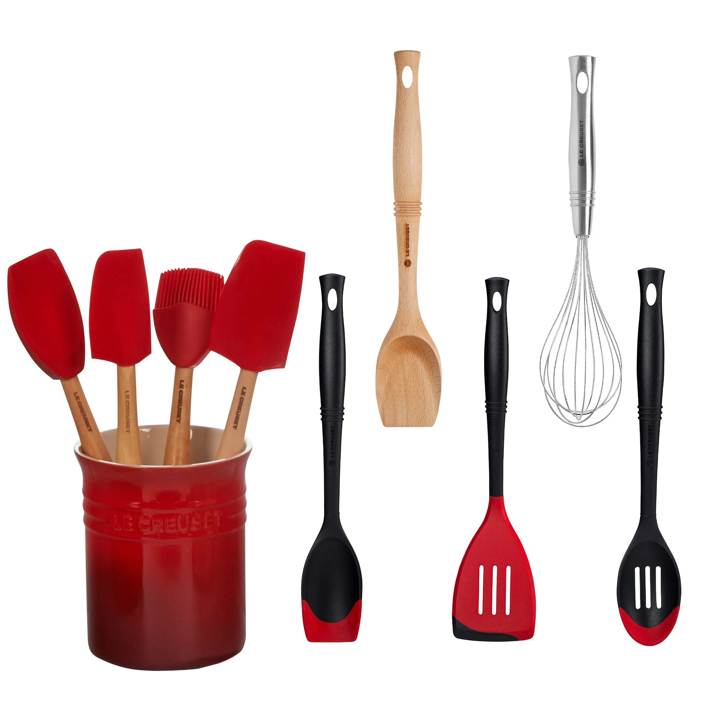 Le Creuset Kitchen Utensils and Crock, 10-Piece Set