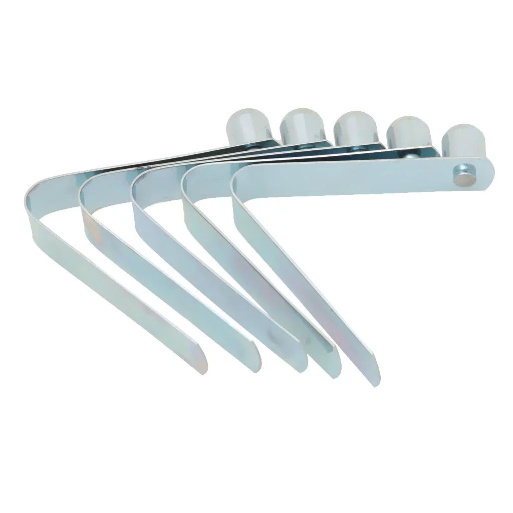 2x5pcs Push Snap Button Tent Awning Pole 8MM X 10MM Yellow