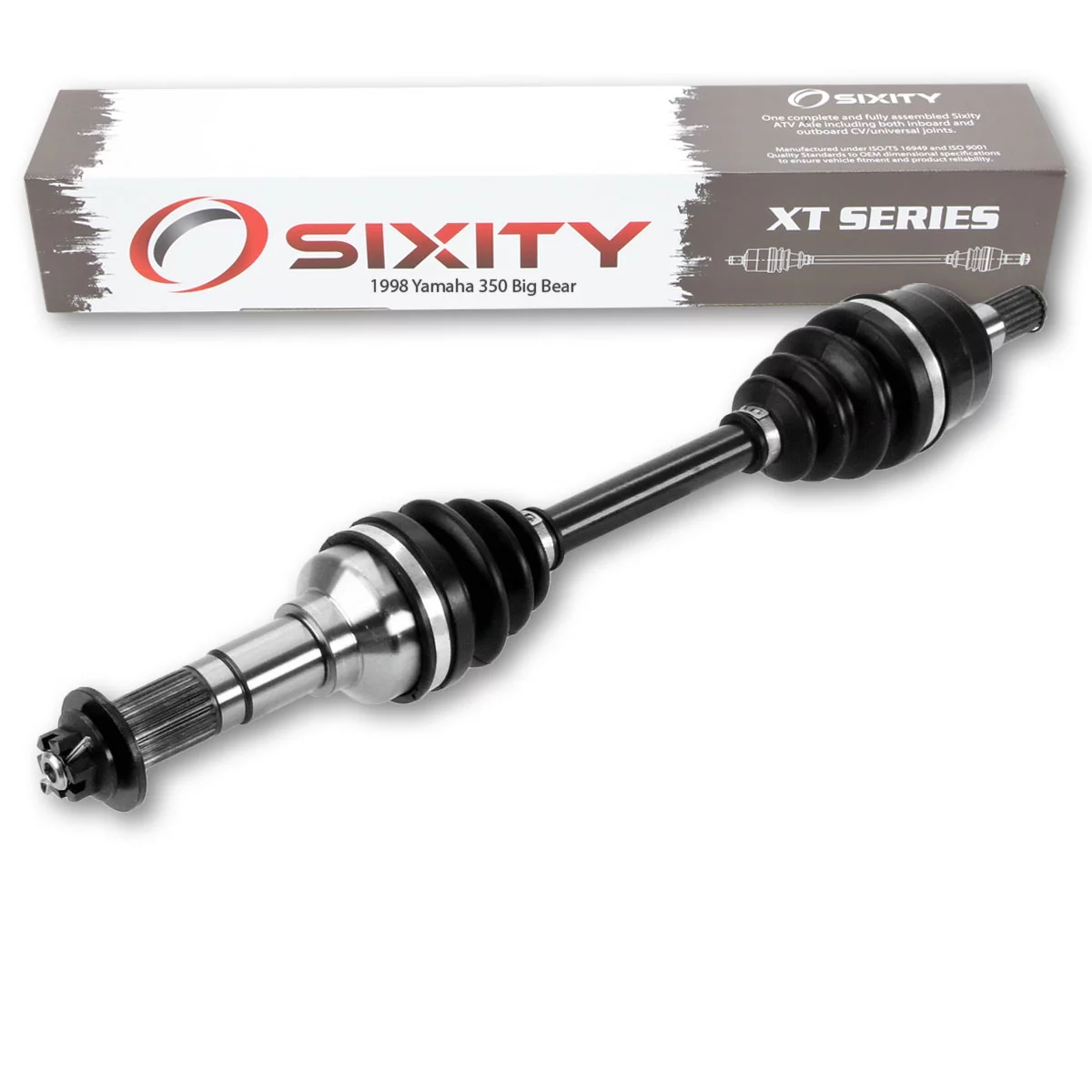 Sixity XT Front Right Axle compatible with Yamaha Big Bear 350 1998 - YFM350FWBK BKC 4X4