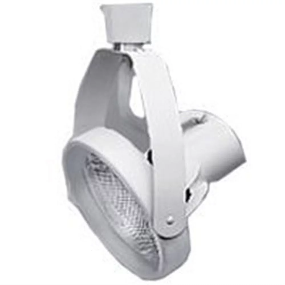 halo lzr401p lazer low voltage gimbal ring lamp holder with electronic transformer, white, mr16
