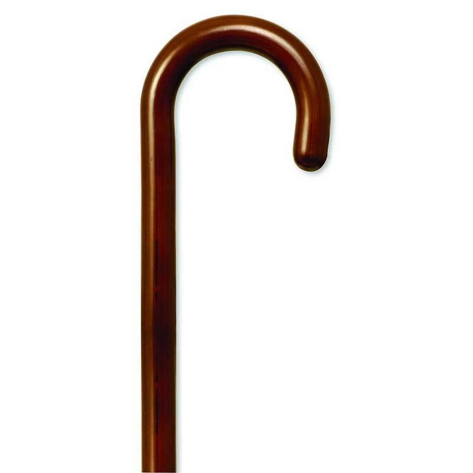 Alex Orthopedic Tourist Handle Cane, Walnut Stain, 36
