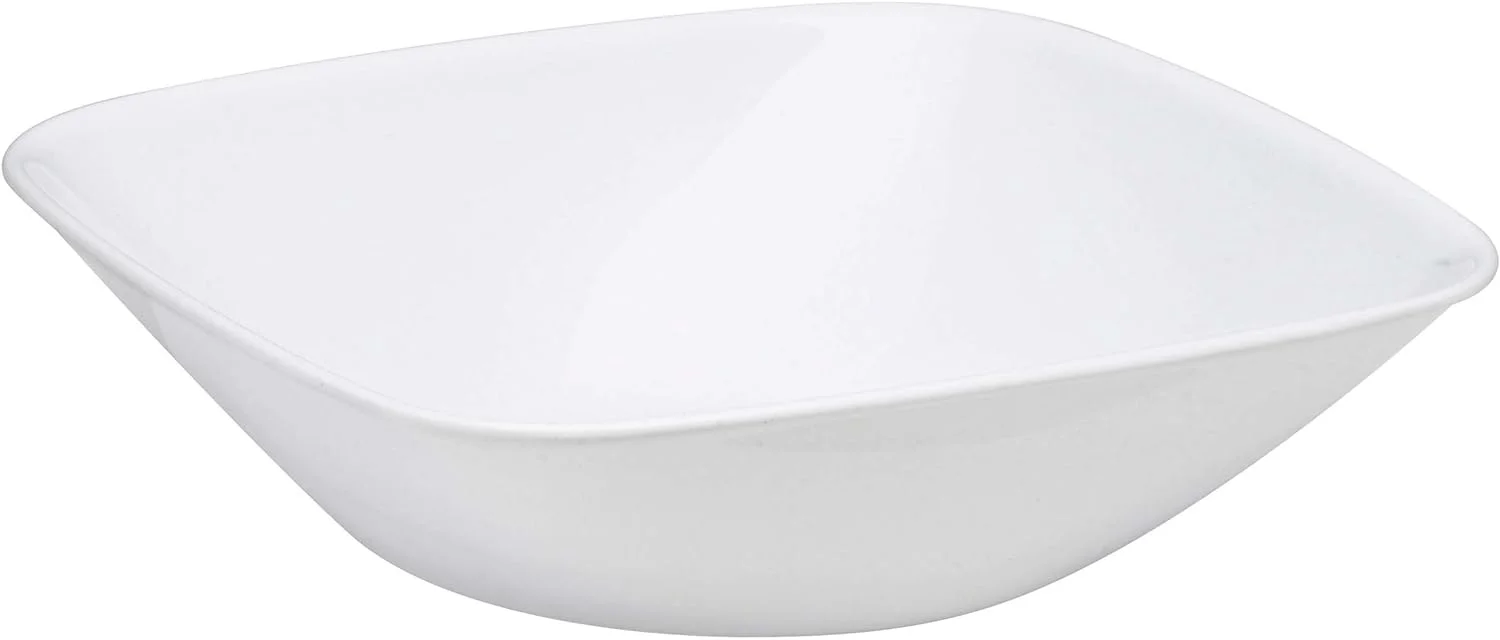Pure White O/S Soup/Cereal Bowl 650ml/22oz Plain White Pure White (Pack of 2)