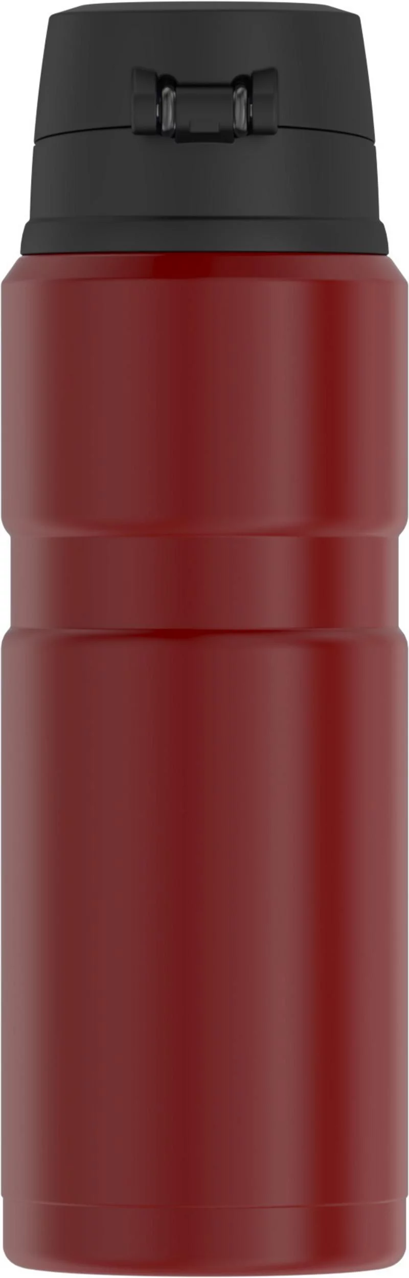 Thermos Stainless King Vacuum Insulated Stainless Steel Drink Bottle, 24oz, Matte Rustic Red