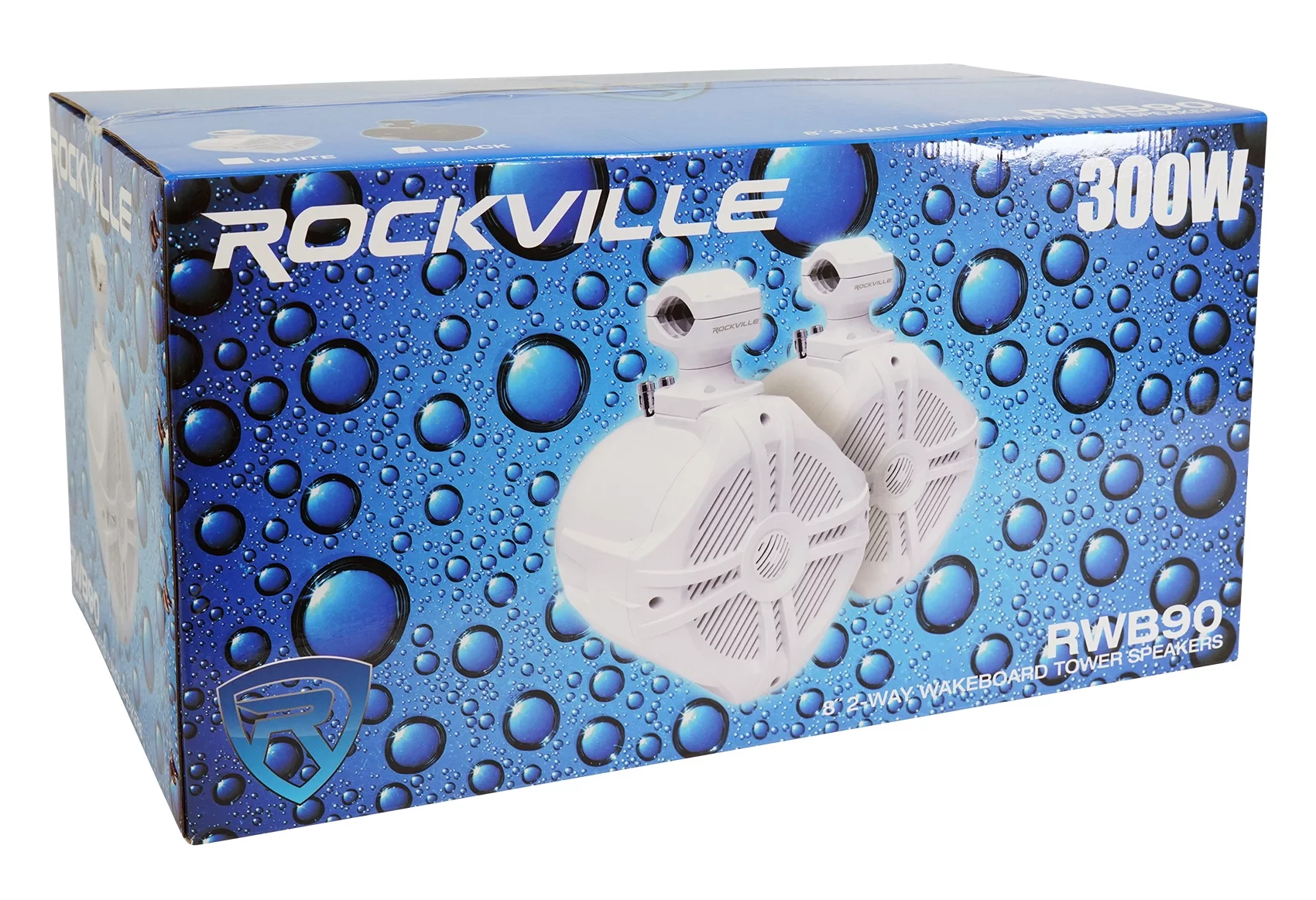 (6) Rockville RWB90B Black 8