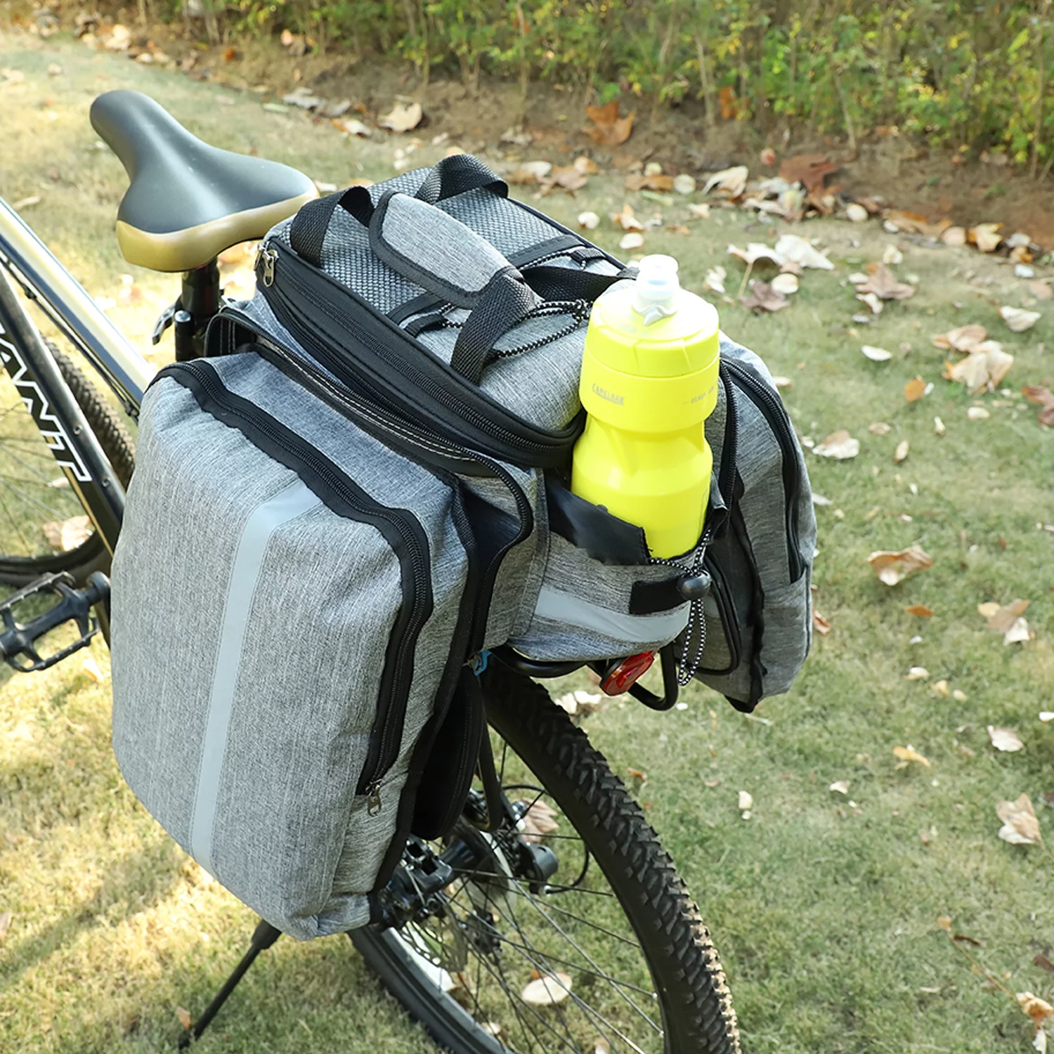 Yabuy Large Capacity Cycling Bag Waterproof Mountain Bike Saddle Rack Trunk Bags Luggage Carrier