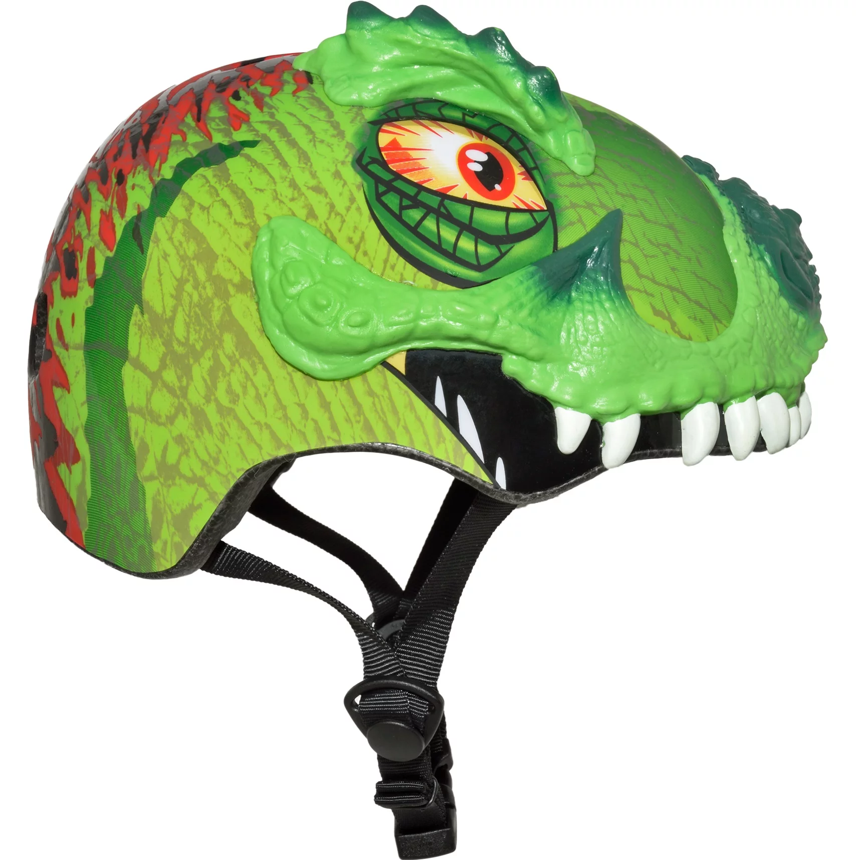 Raskullz T-Rex Awesome Green Helmet, Child 5+ (50-54cm)