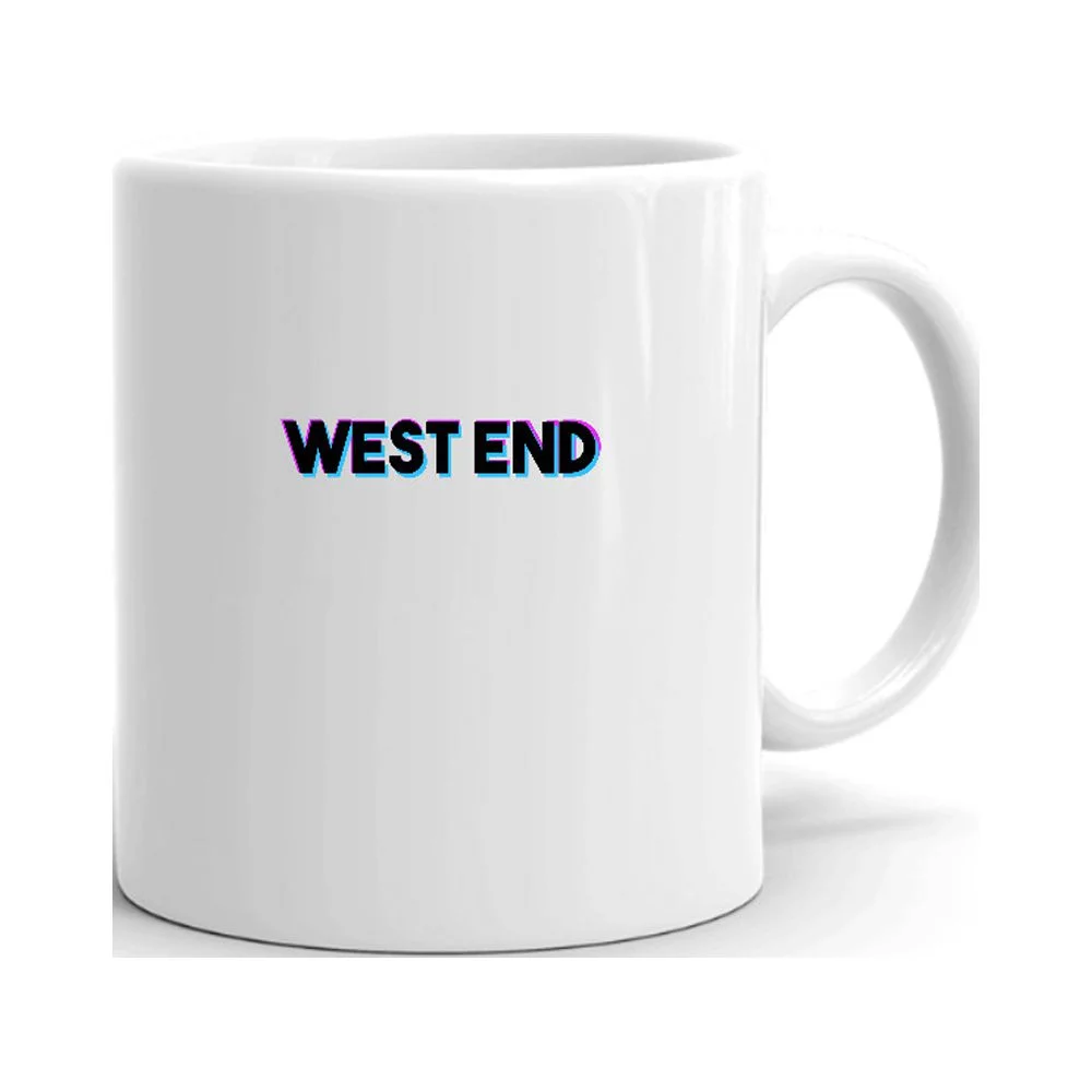 Tri Color West End Ceramic Dishwasher And Microwave Safe Mug By Undefined Gifts