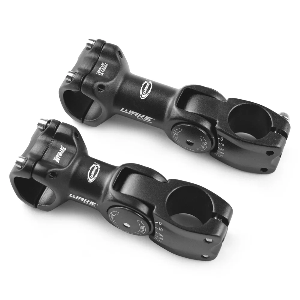 WAKE 25.4mm / 31.8mm 60 Degree Adjustable Bike Aluminum Alloy MTB Mountain Bike Road Handlebar Riser