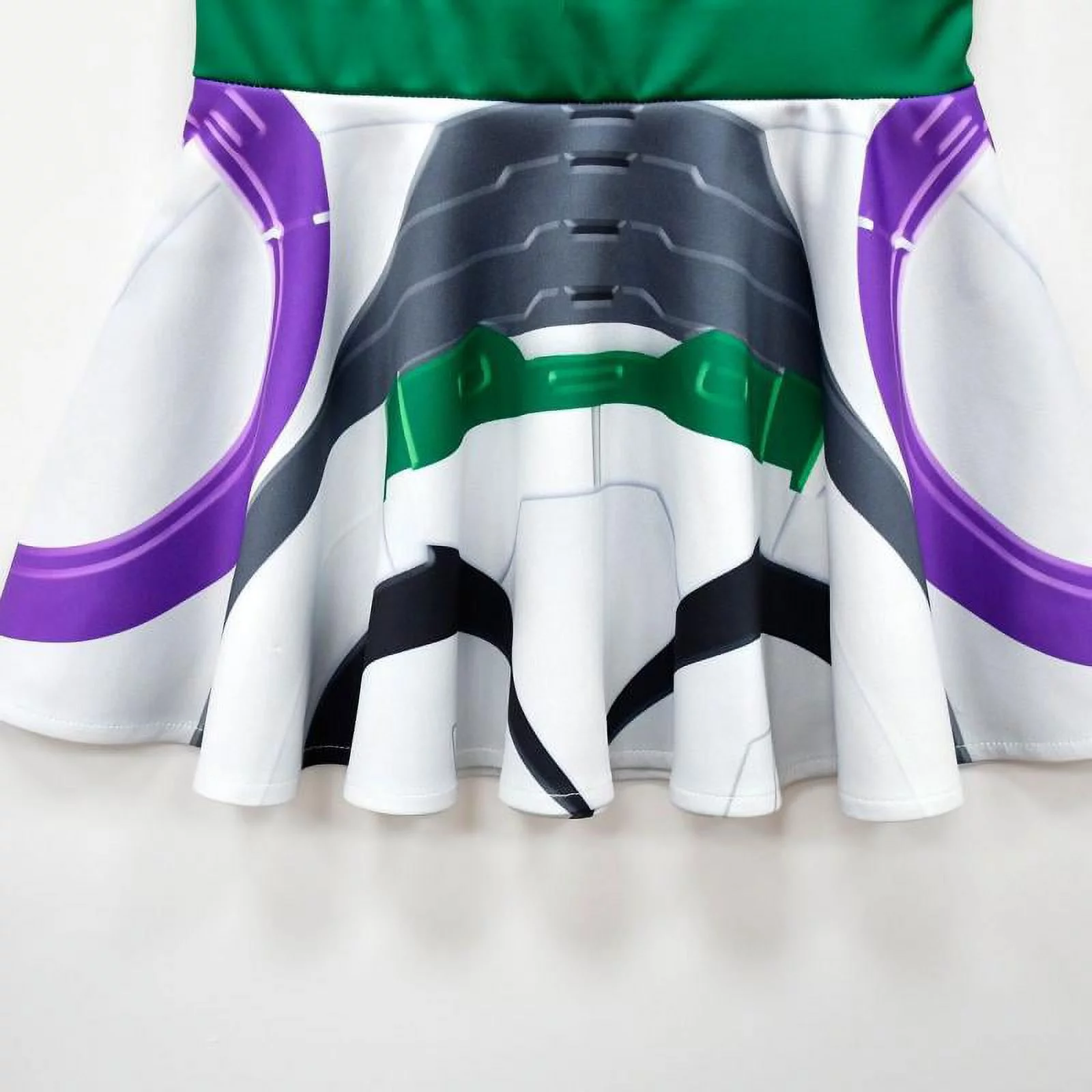 Girls Costume Buzz Lightyear Dress Girl Cartoon Cosplay Dress Summer Clothes 3-9T
