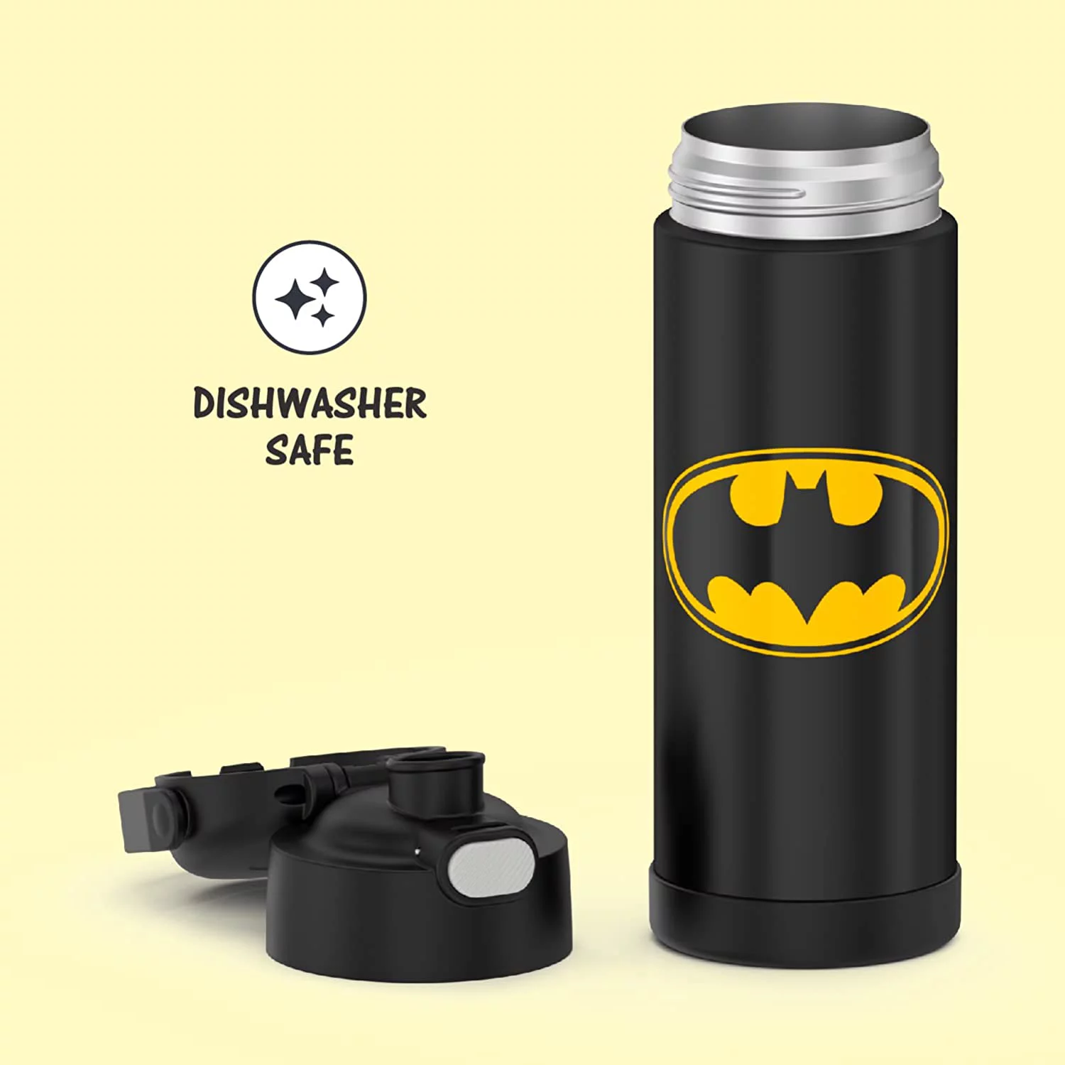 THERMOS FUNTAINER 16 Ounce Stainless Steel, Batman