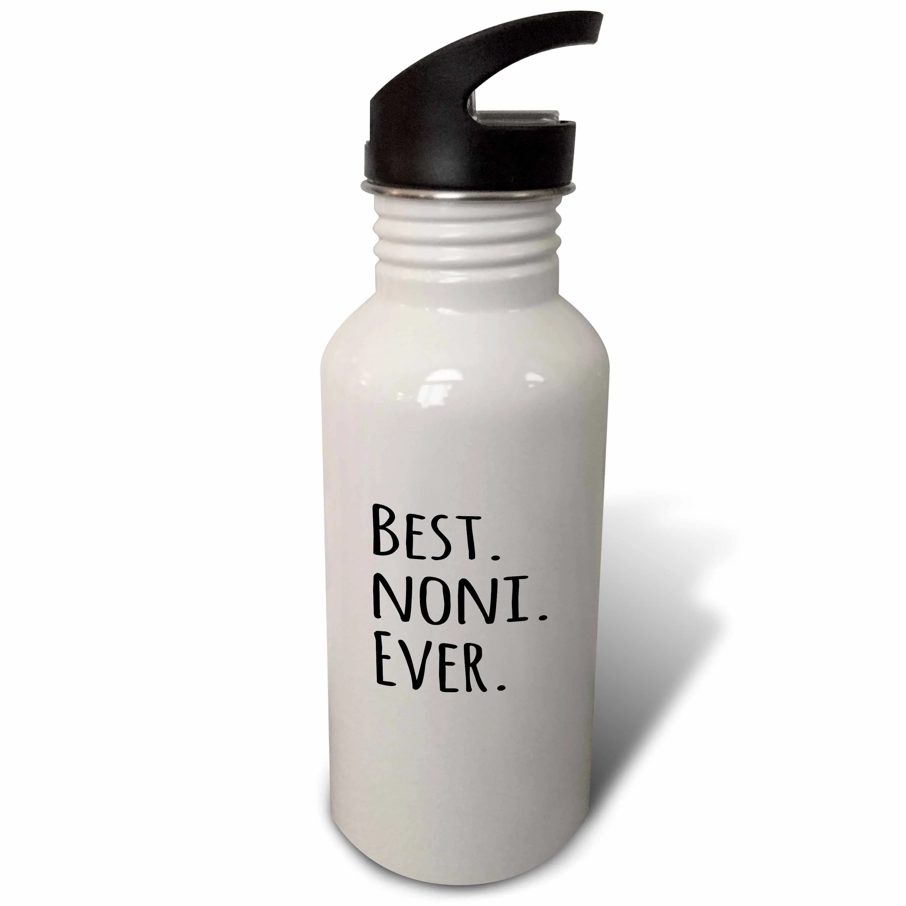 Best Noni Ever - Gifts for Grandmothers - Grandma nicknames - black text - family gifts 21 oz Sports Water Bottle wb-151512-1