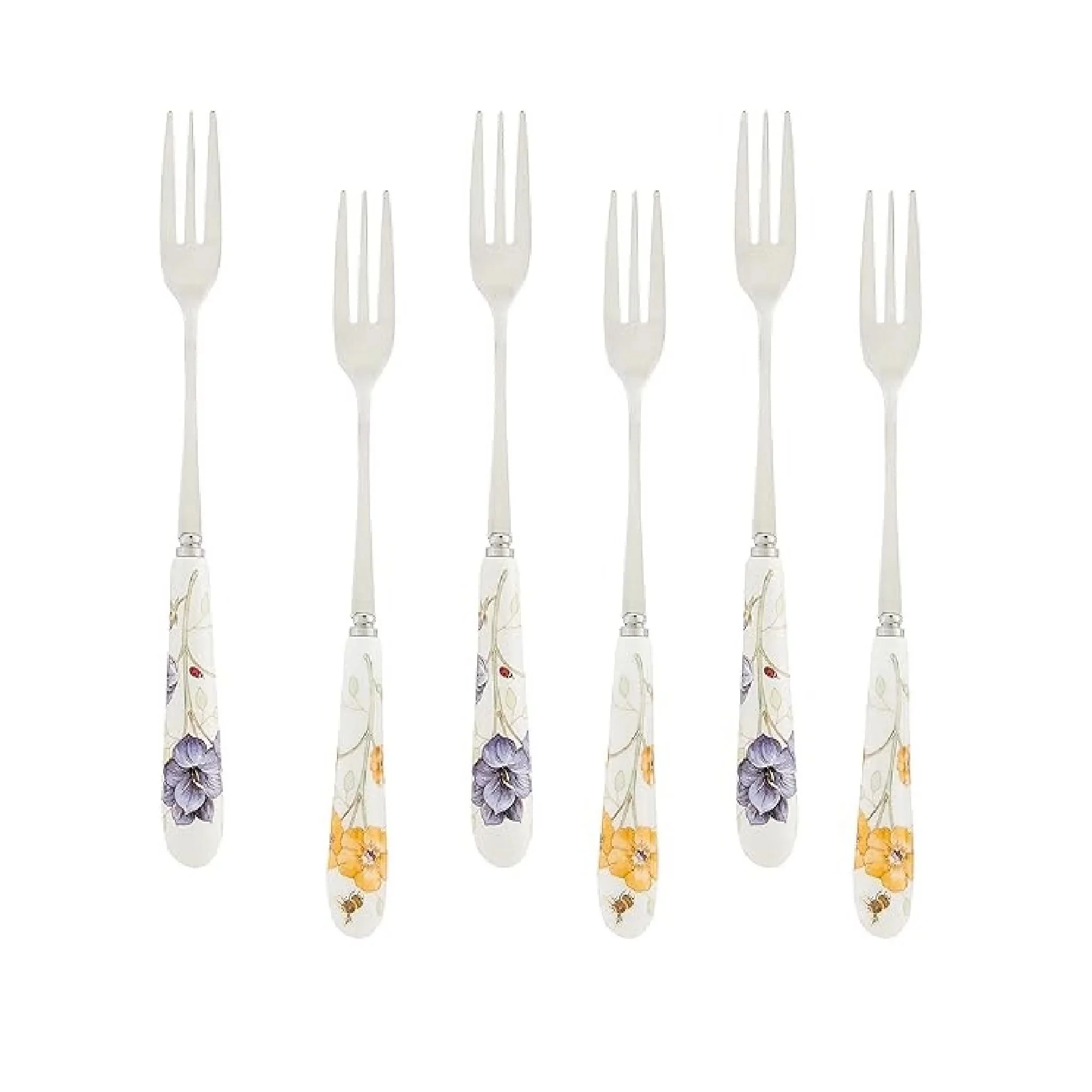 Lenox Butterfly Meadow Flatware Cocktail Fork, Set Of 6