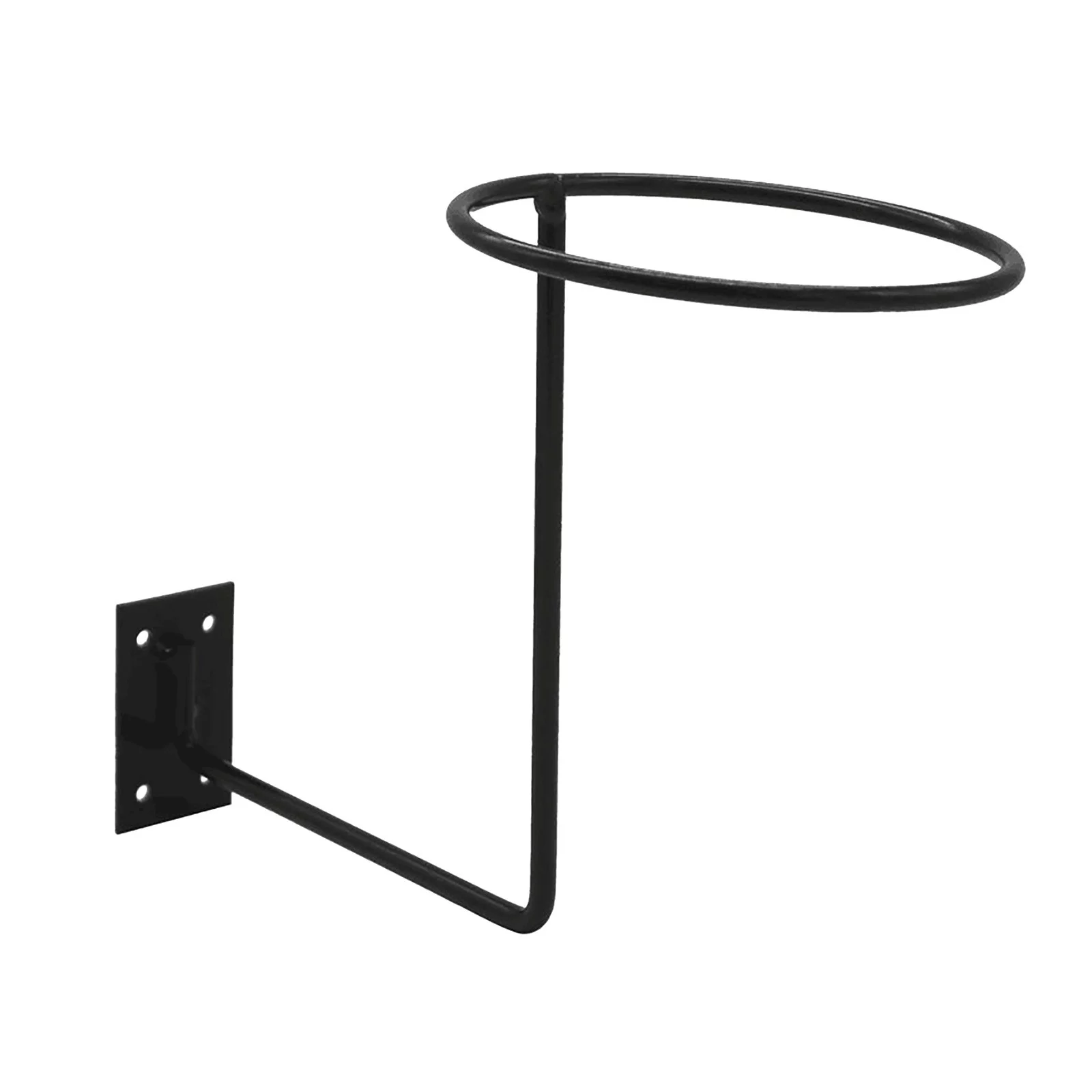 Mchoice Wall Mount Display Rack Motorcycle Helmet Hat Rack Wig Ball Storage Holder Black Display Hanger