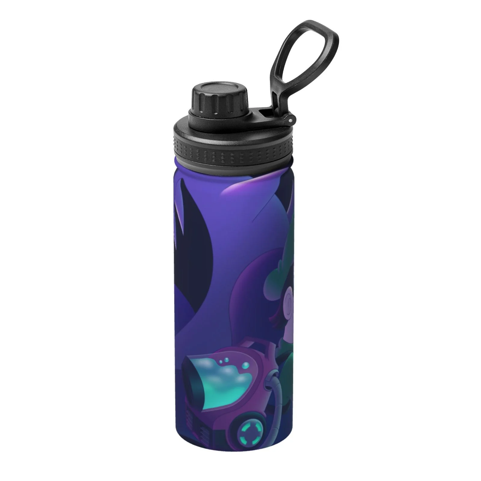 Luigi's Mansion Boo Unisex Sports Insulated Water Bottles Kettle Stainless Steel Portable Cup 18OZ For School Travel Gym Running