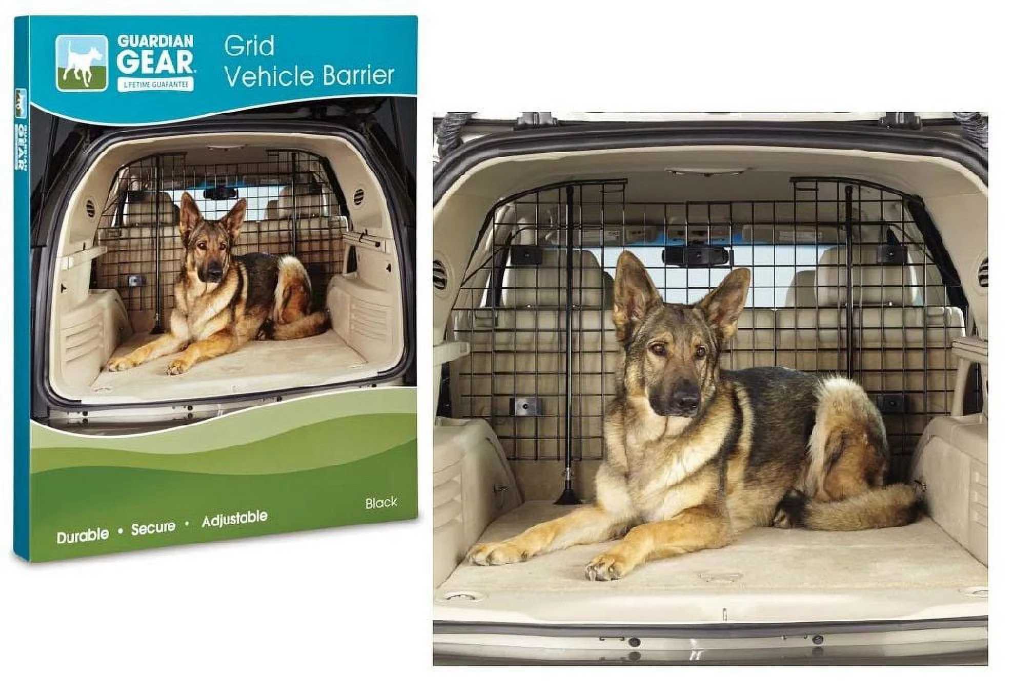 Adjustable Car Vehicle Safety Grid Dog & Cargo Area Barriers Keep Pets Gear Safe