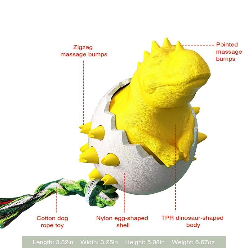 Dog Toothbrush Molar Stick Pet Bite-Resistant Interactive Puzzle Teeth Cleaning