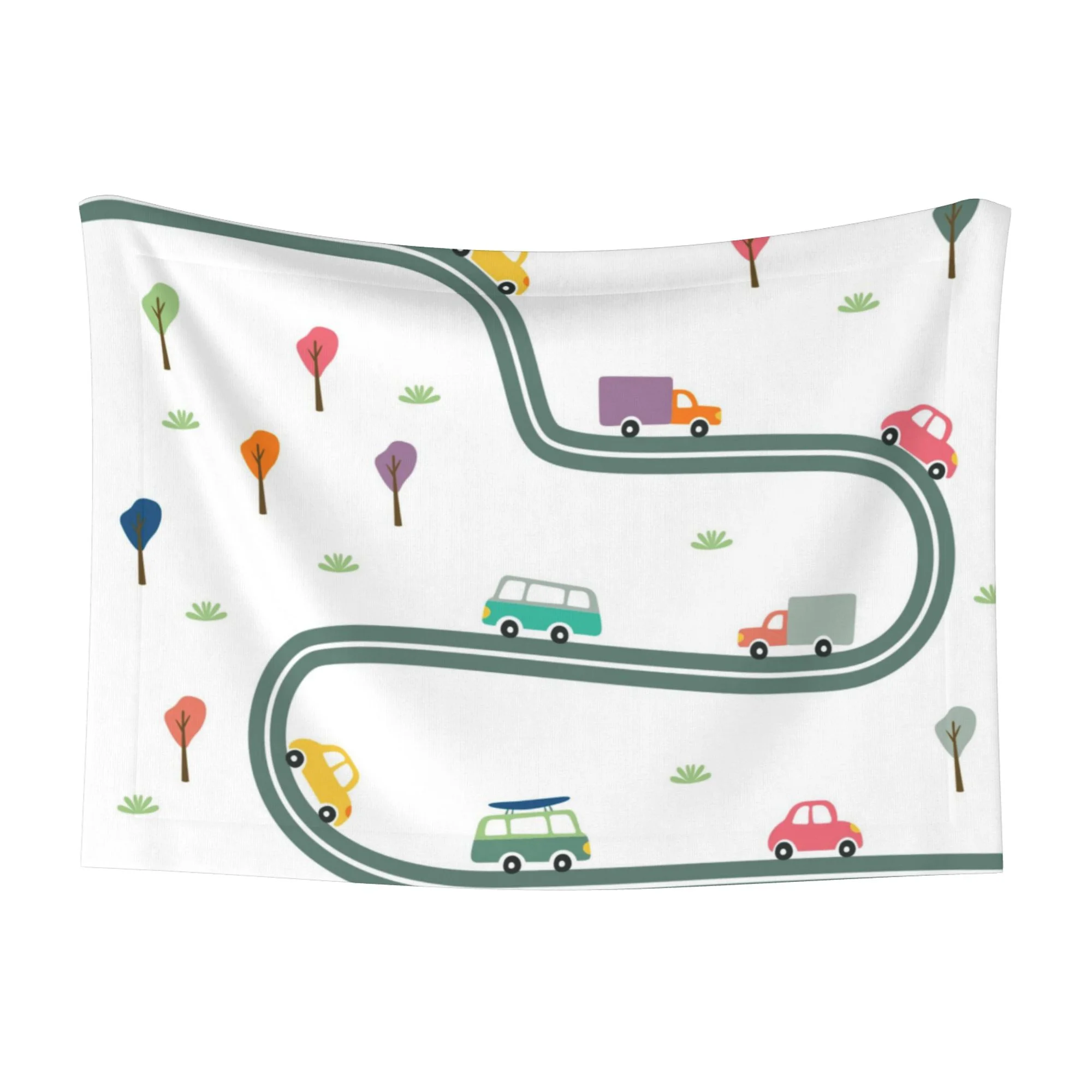 XMXY Dog Throw Blankets, Soft Cozy Cars Road Street Pet Blankets for Couches Machine Washable for Indoor Cats Dogs, Small Size