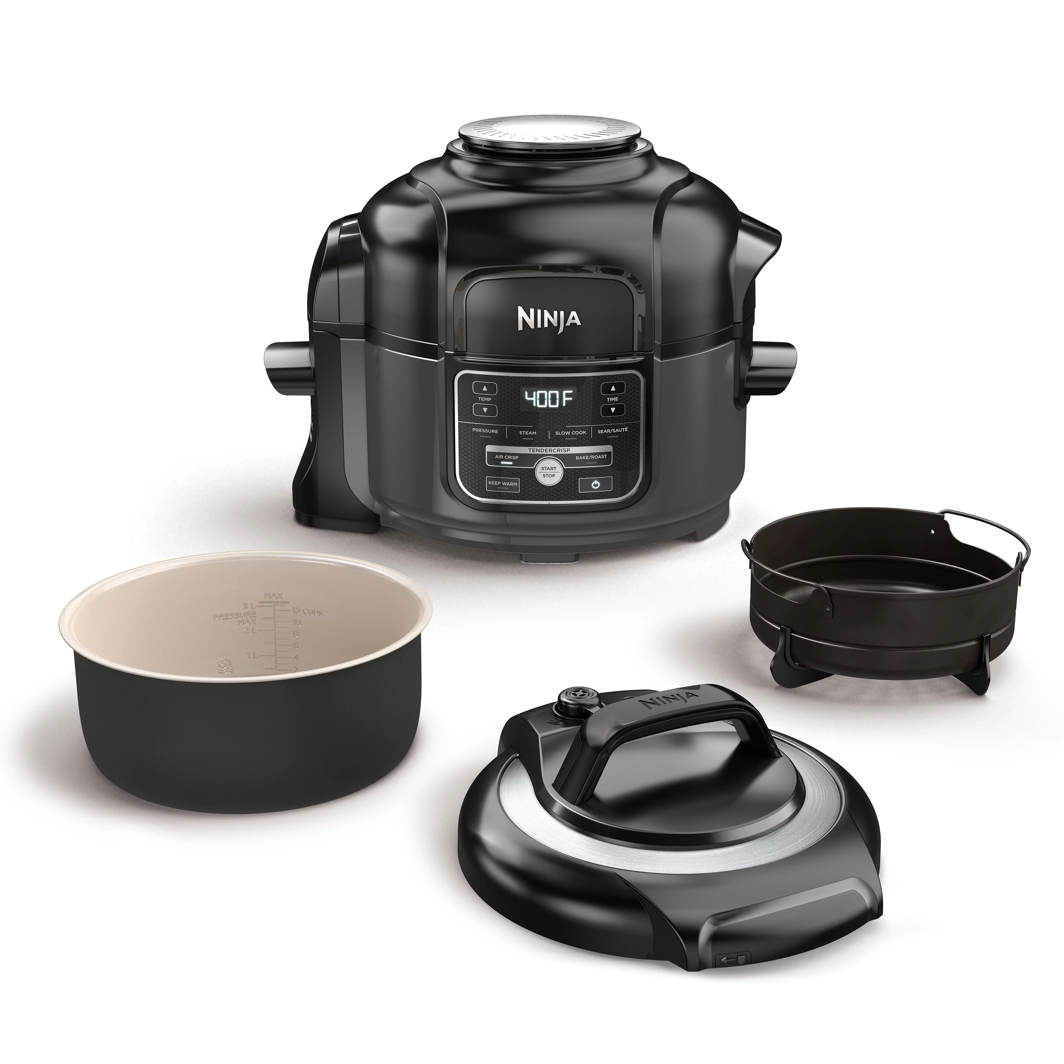 Ninja® Foodi™ TenderCrisp 7-in-1 5-Quart Pressure Cooker, Black OP101