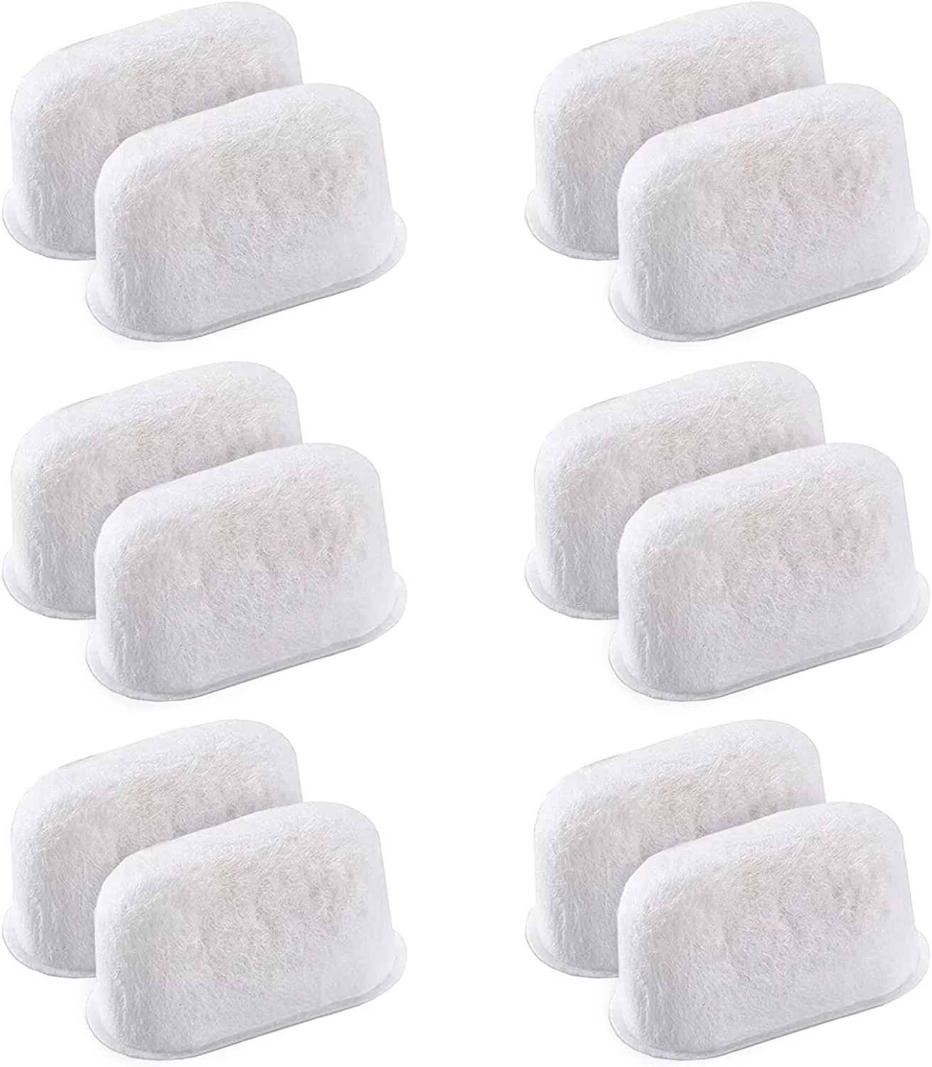 12-Pack BWF100 Filters For Breville Espresso Cappuccino Coffee Machine BWF100 BES870 BES810 BES990 BES980 BES920 BES900XL BES870XL BES860XL BES840XL BKC600XL Ion Exchange Resin Water Filter Cartridge
