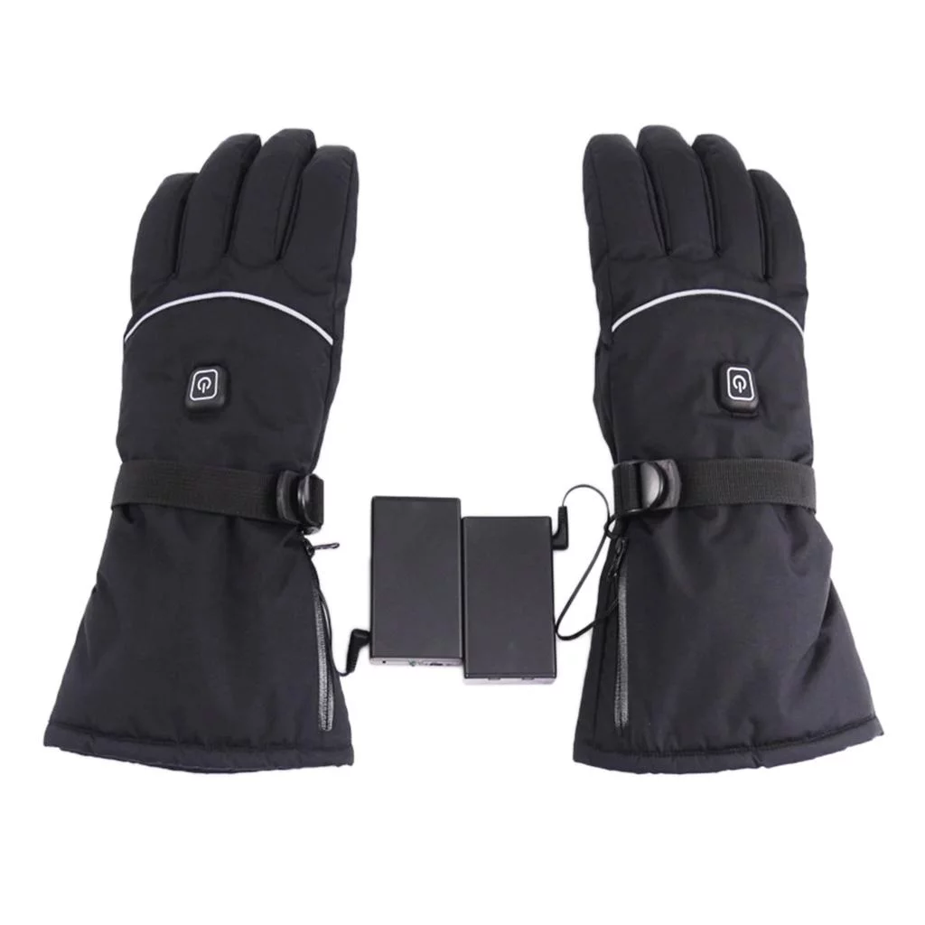 Electric Heated Gloves Mens Hands Warmer Outdoor Sport Fishing Skiing Hiking