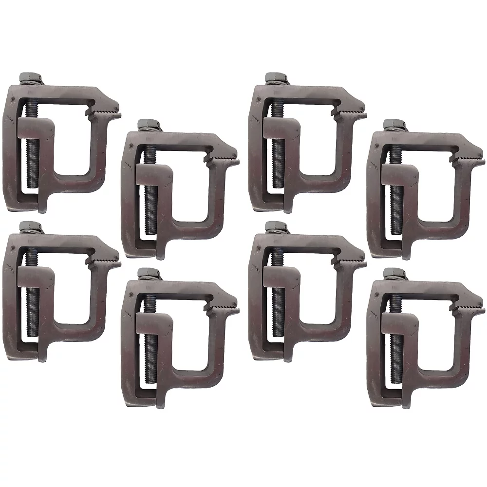 RAParts (8) New Truck Cap Mounting Clamps Topper Camper Shell Fits Laventure OTK20-0291