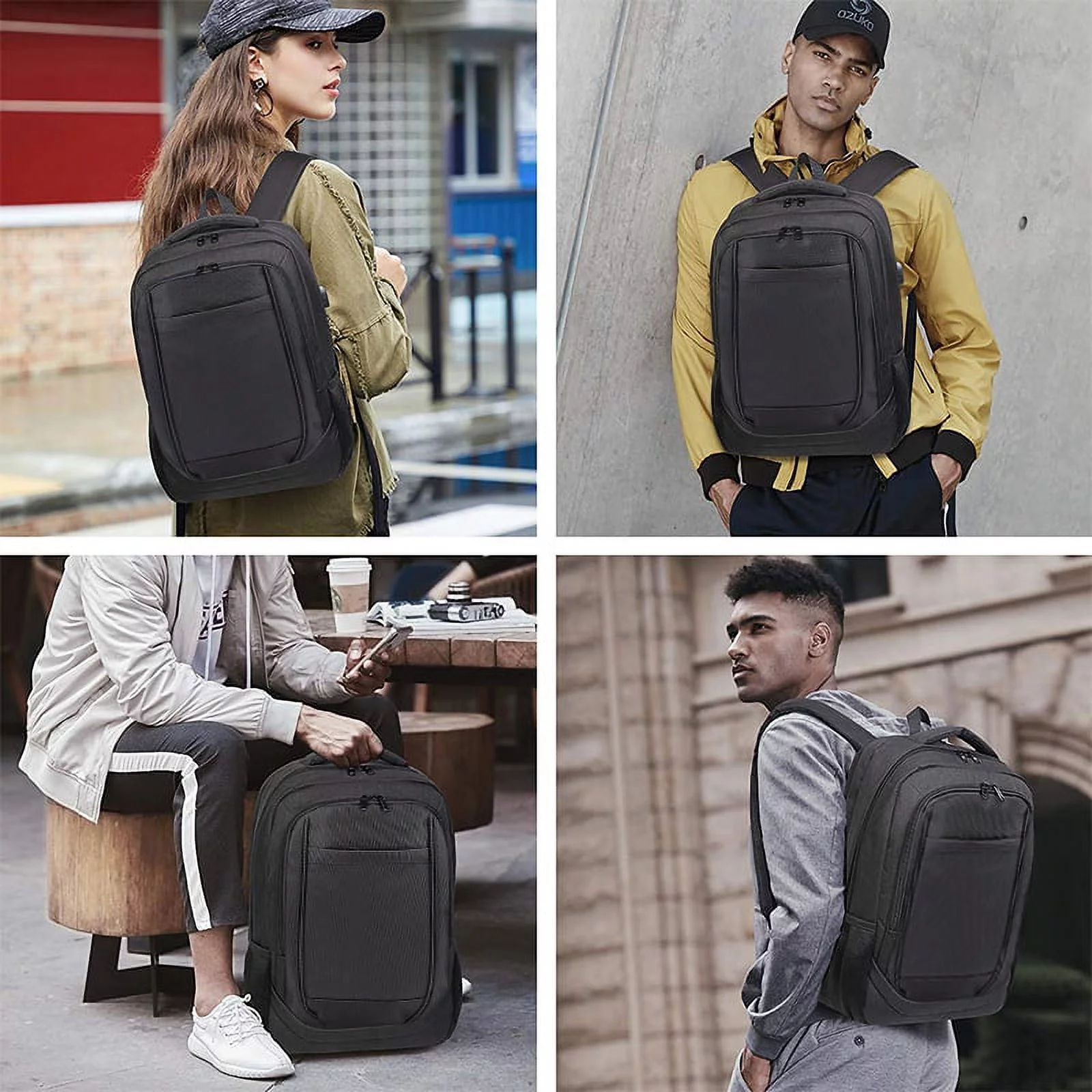 GIVIMO Safe Travel Laptop Backpack, Black