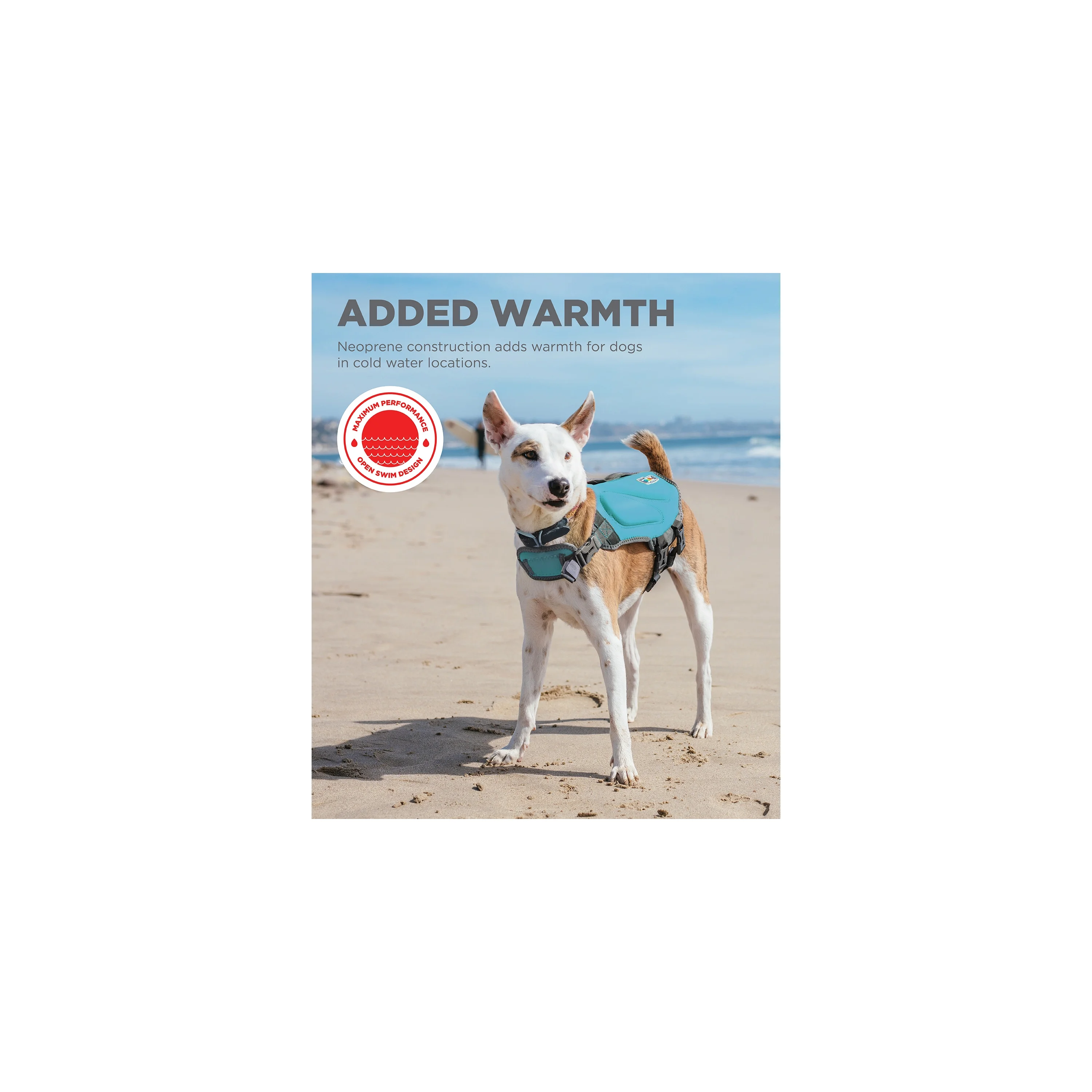 Outward Hound Dawson Swim Dog Life Jacket, Blue, Small