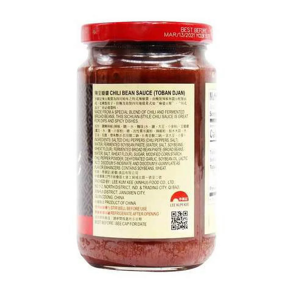 Lee Kum Kee Black Chili Bean Sauce ( Toban Djan ) 13 OZ (Pack of 2)